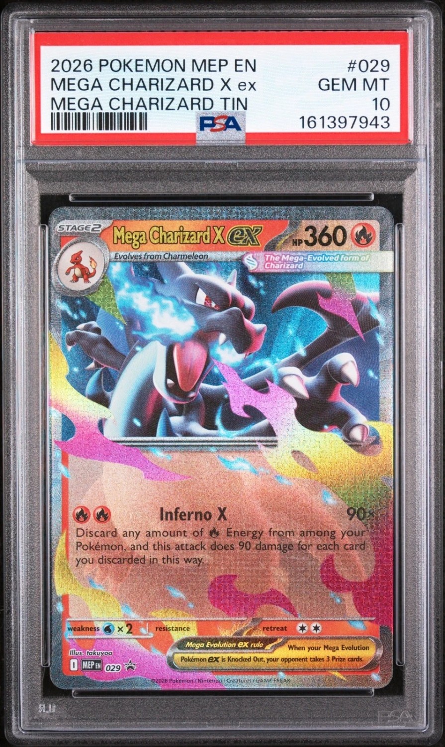 MEGA CHARIZARD X ex