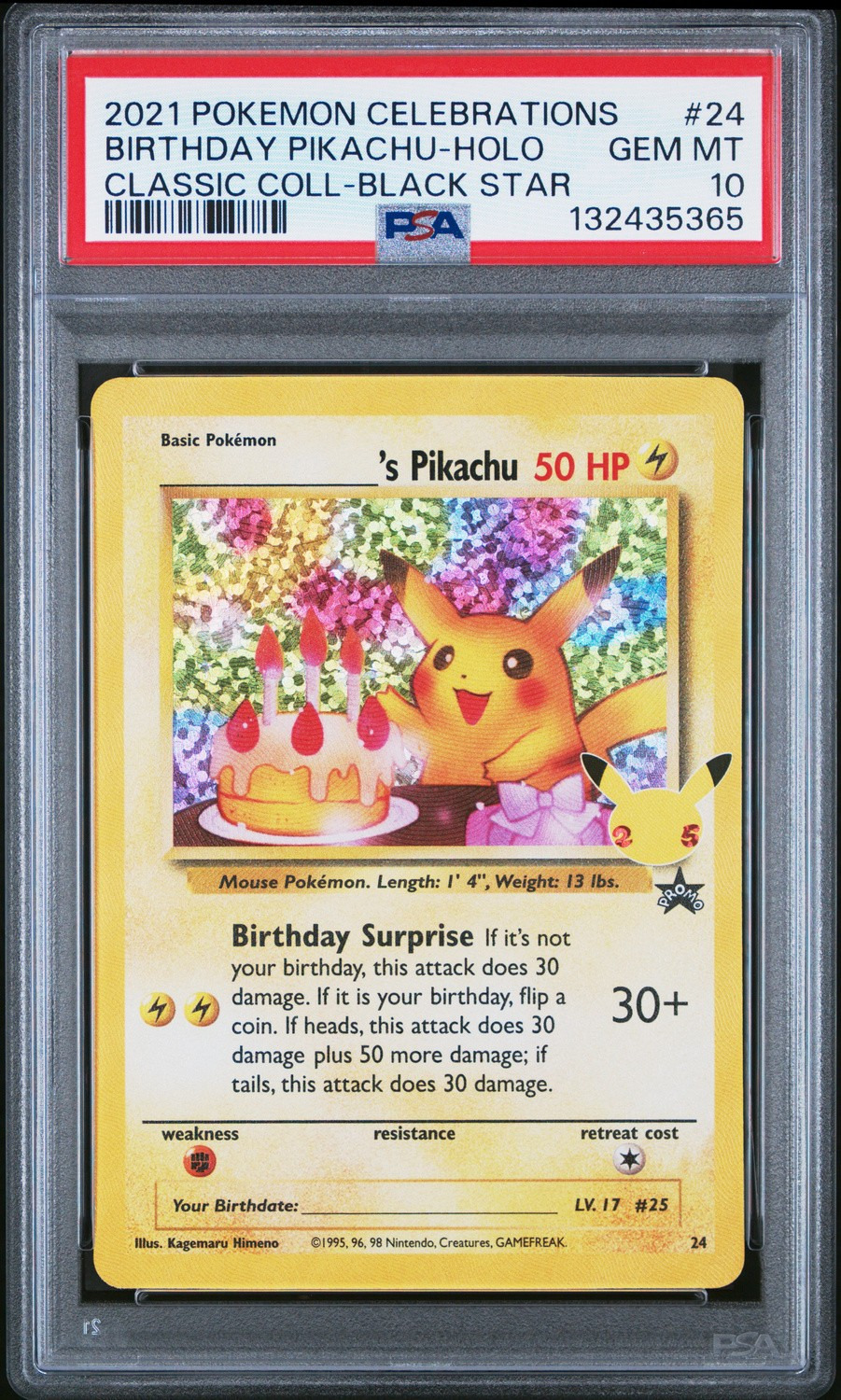 Birthday Pikachu