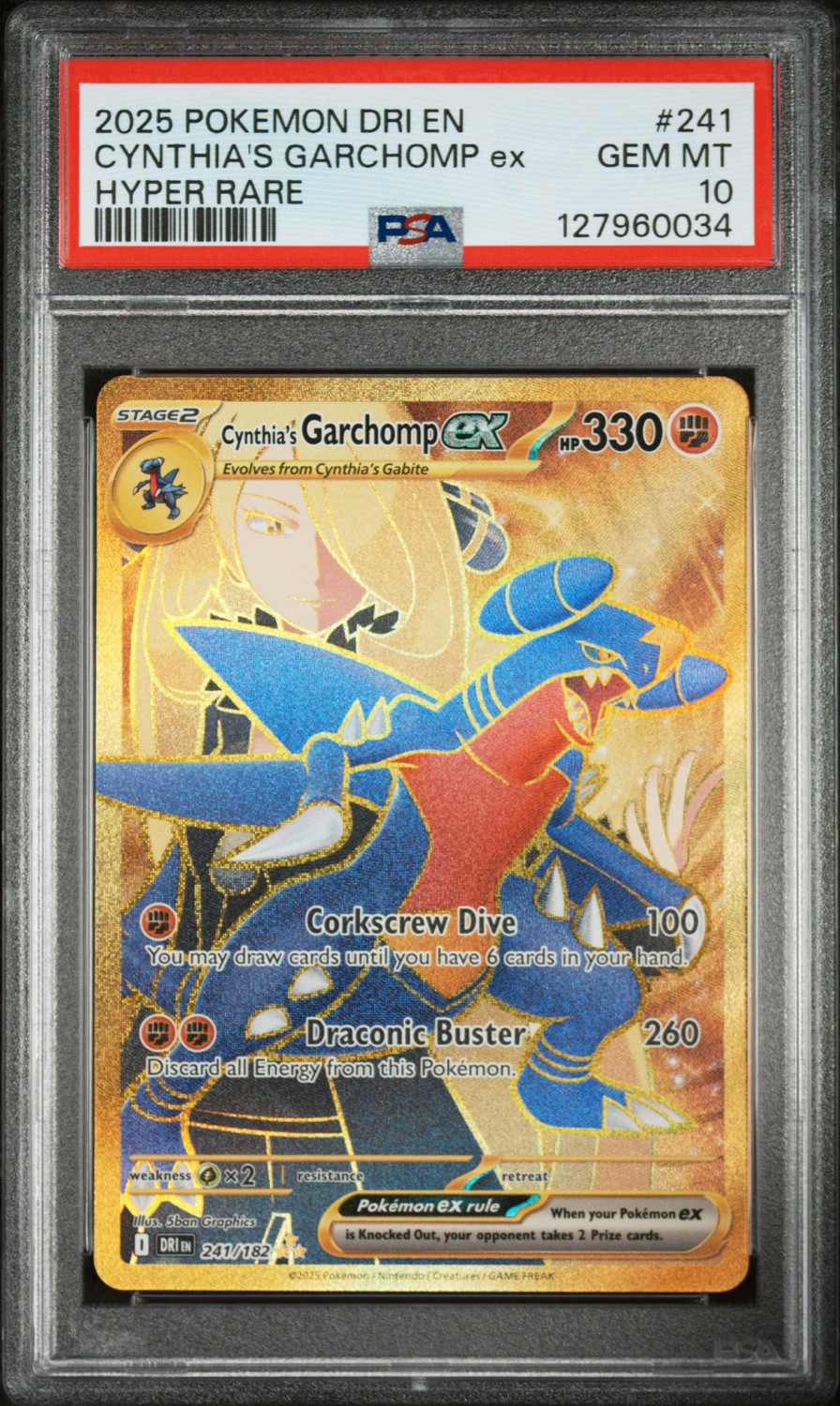 CYNTHIA'S GARCHOMP ex