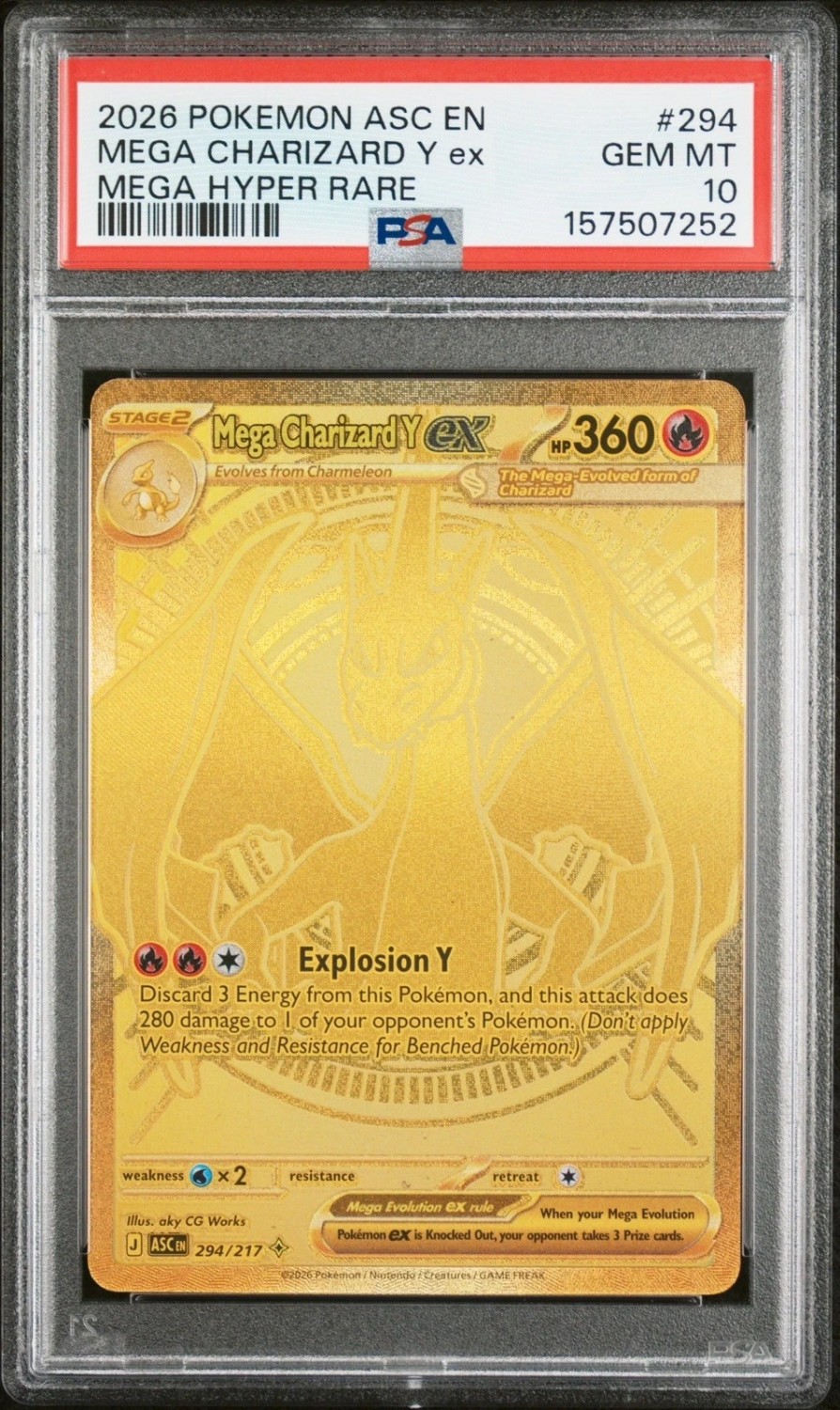 MEGA CHARIZARD Y ex