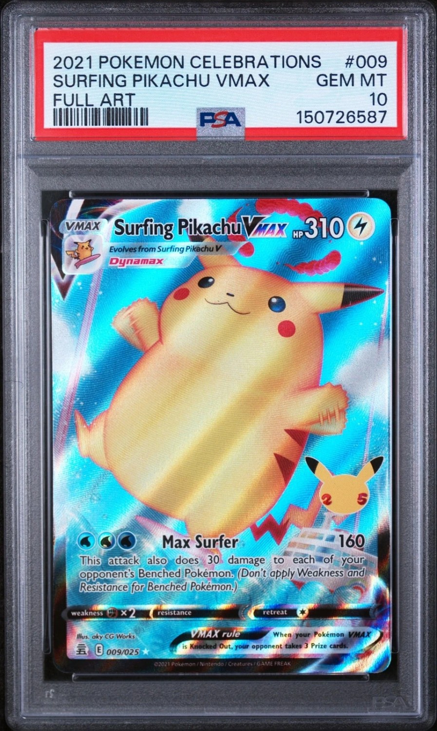 Surfing Pikachu VMAX