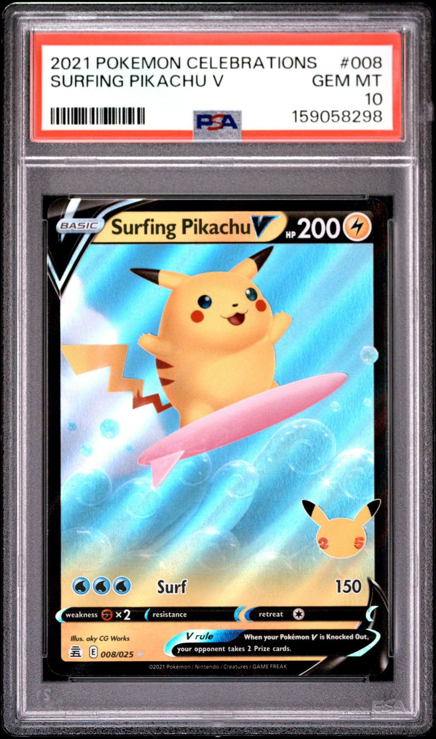 Surfing Pikachu V