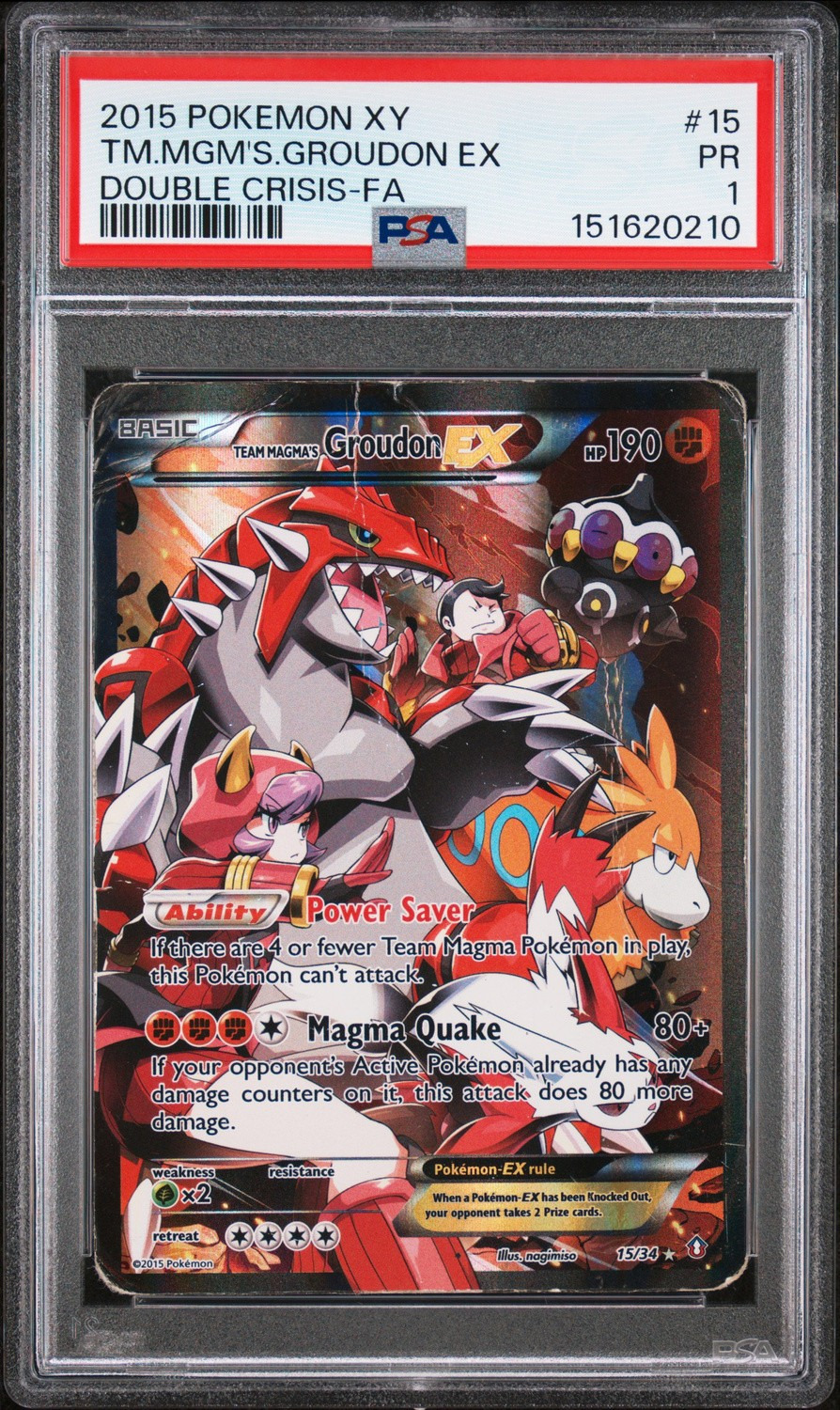Team Magma's Groudon EX