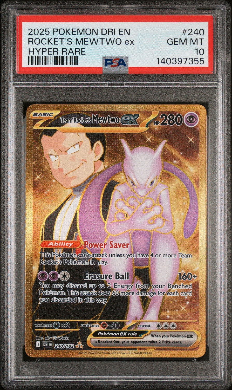 ROCKET'S MEWTWO ex