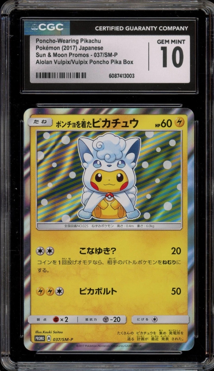Poncho-Wearing Pikachu