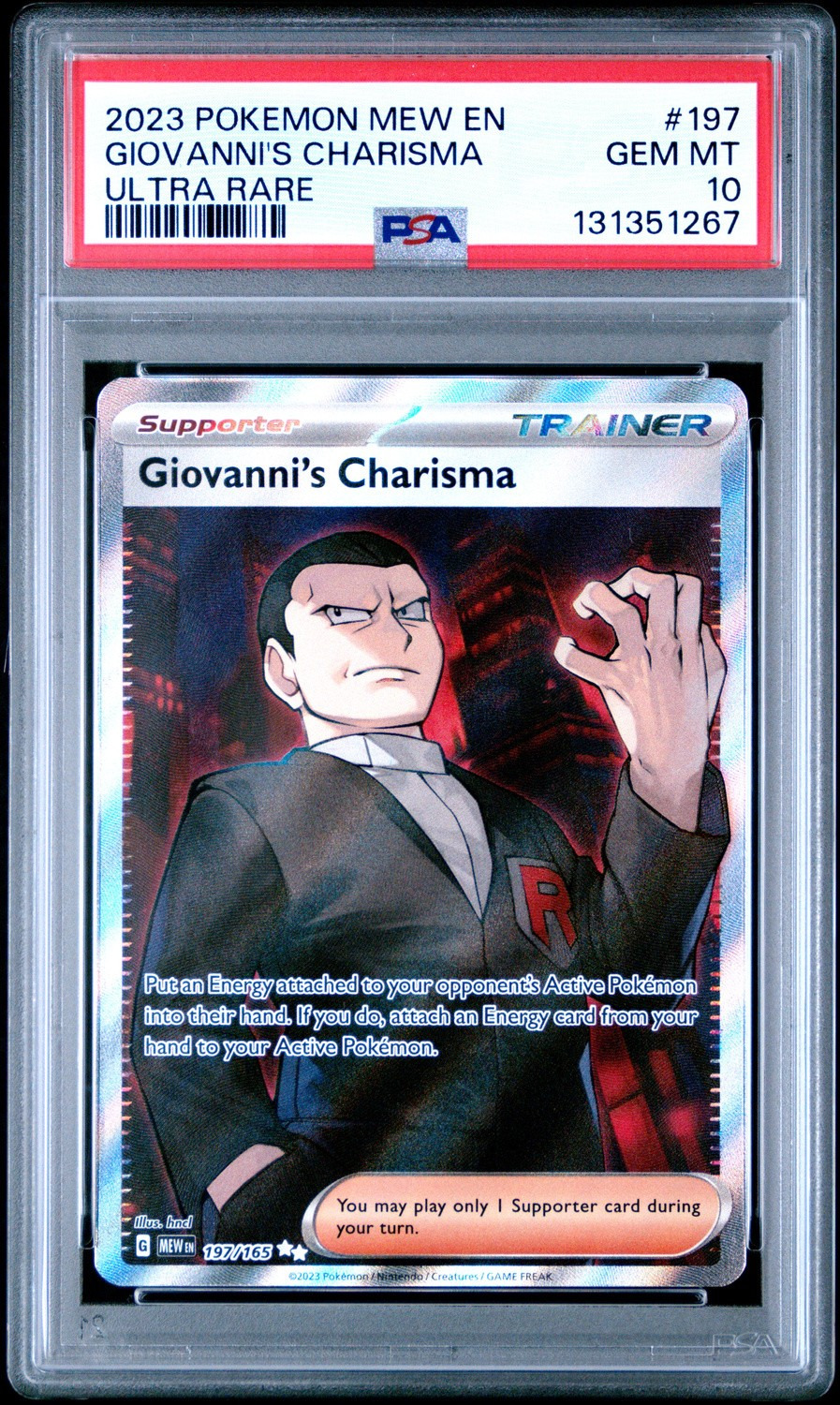 Giovanni's Charisma