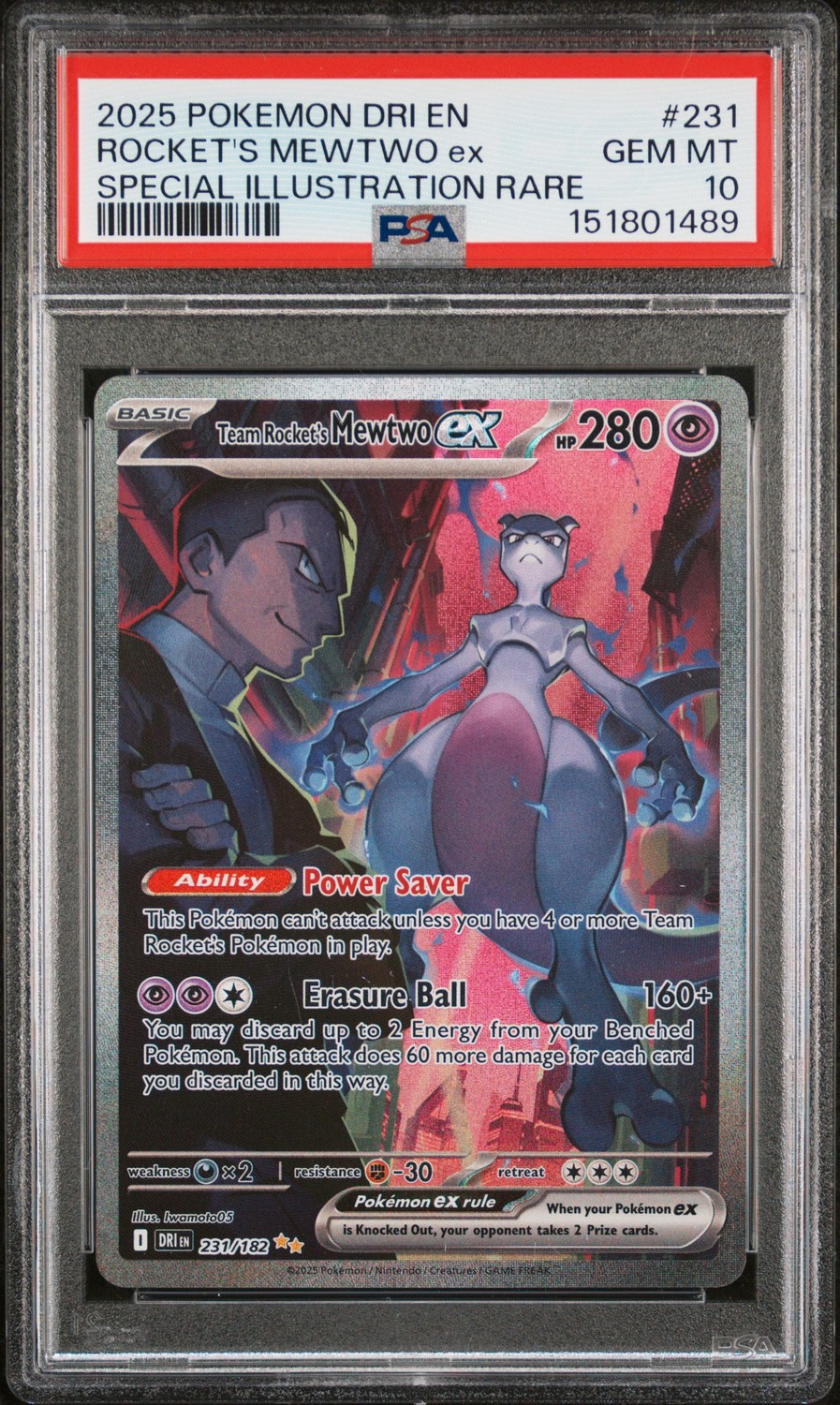 ROCKET'S MEWTWO ex