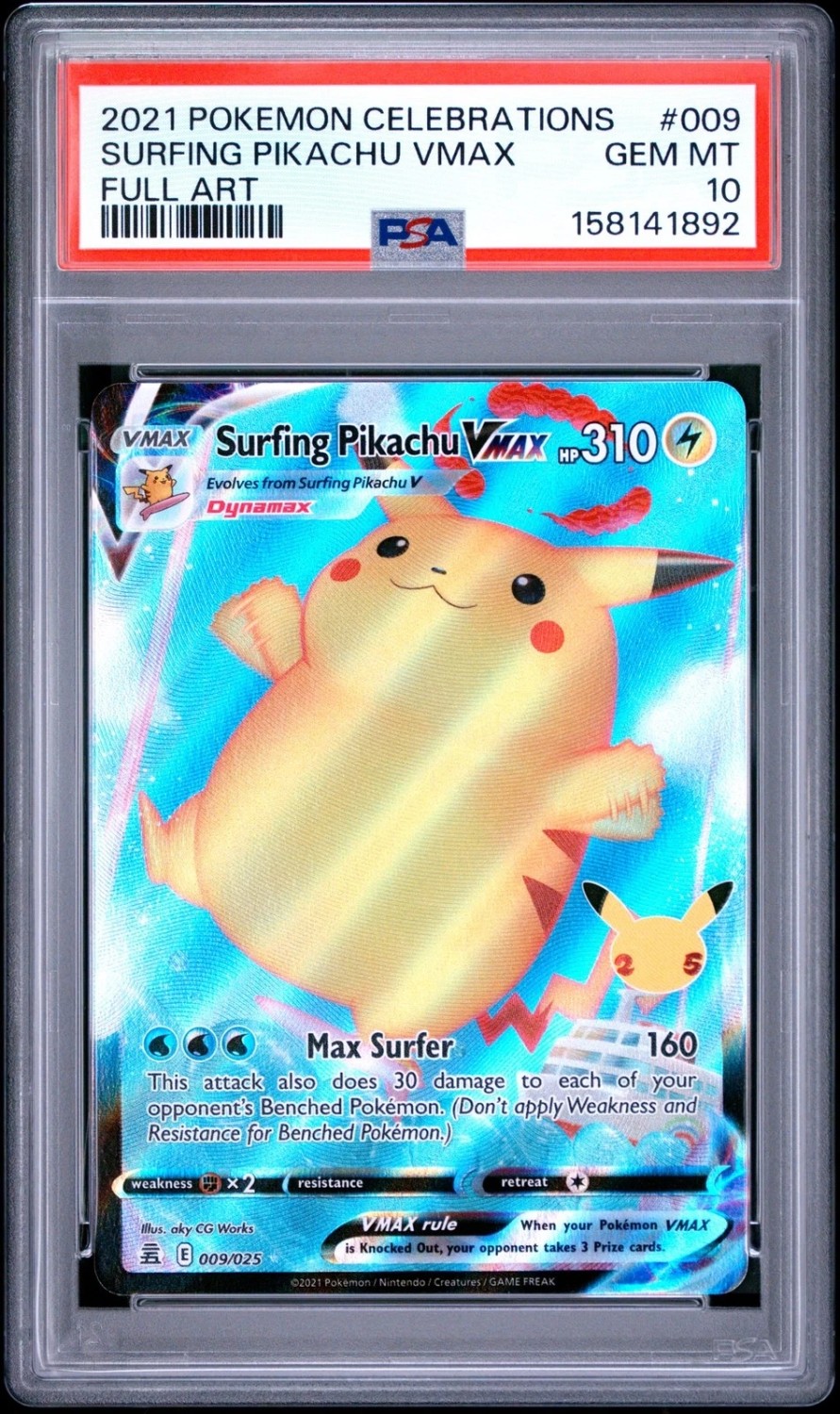 Surfing Pikachu VMAX
