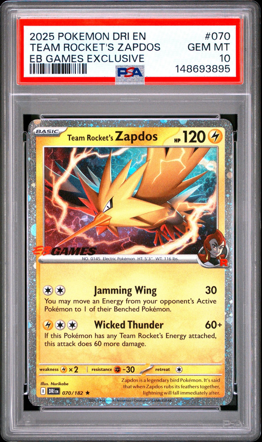 TEAM ROCKET'S ZAPDOS