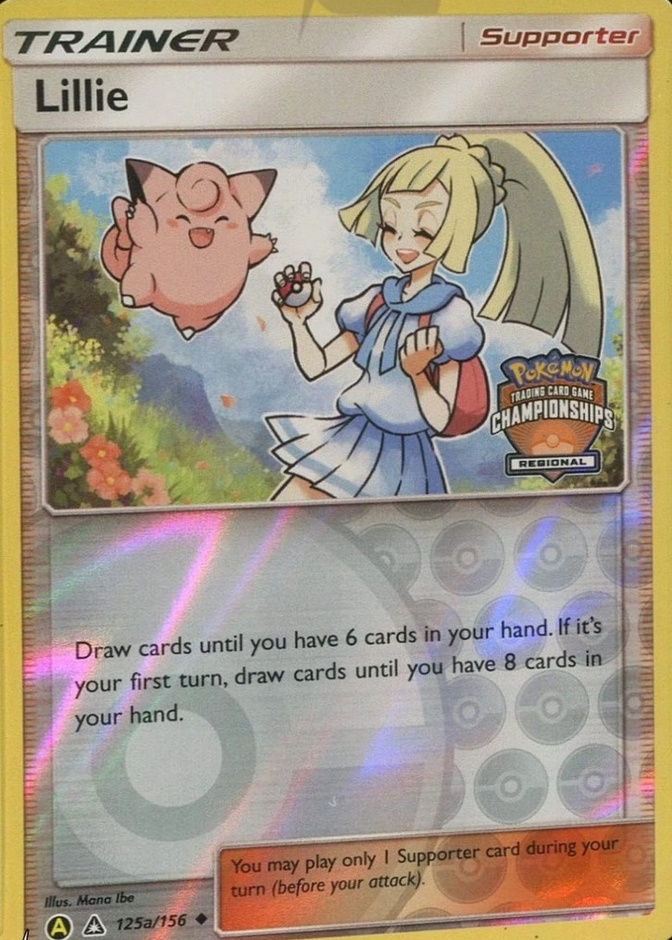 Reverse Holo · A Alternate Art Championship Regional Yellow