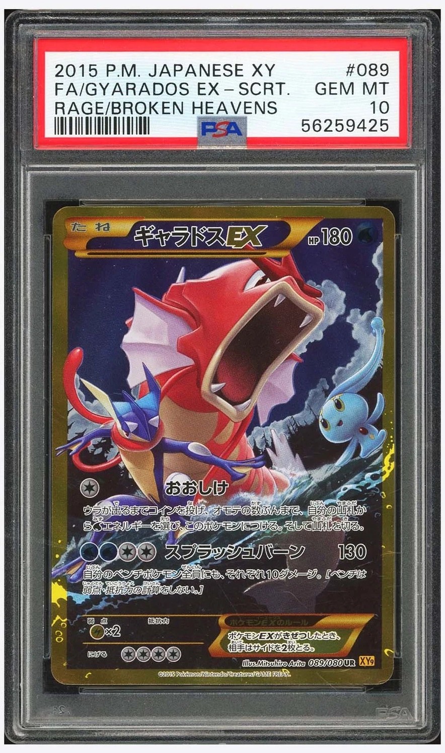 FA/GYARADOS EX-SCRT.