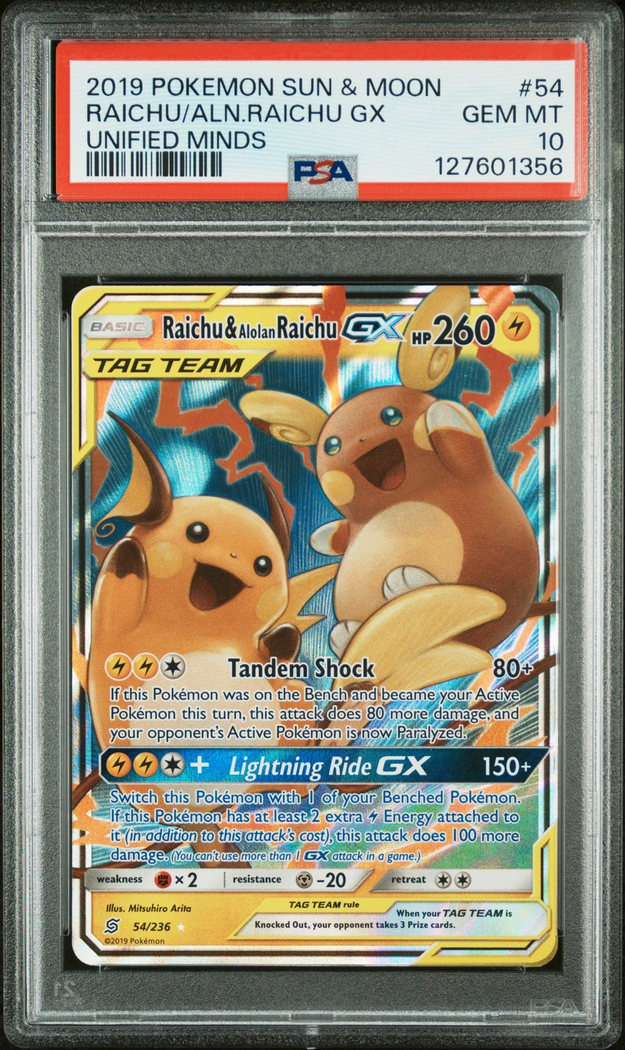 Raichu & Alolan Raichu GX
