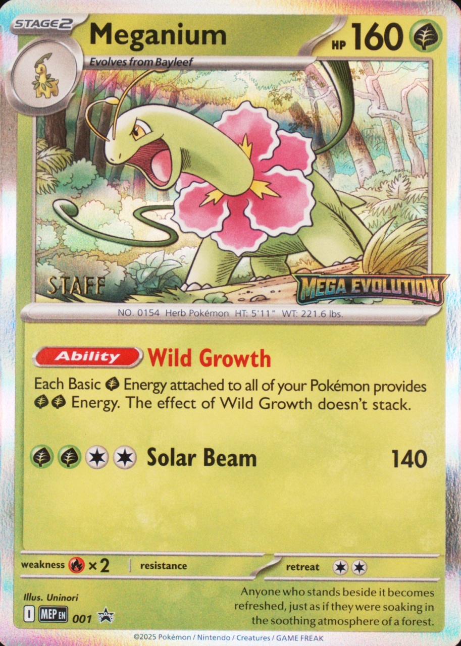 Holo · Prerelease · Evolution Mega Staff