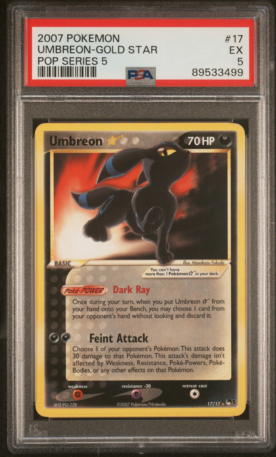UMBREON-GOLD STAR