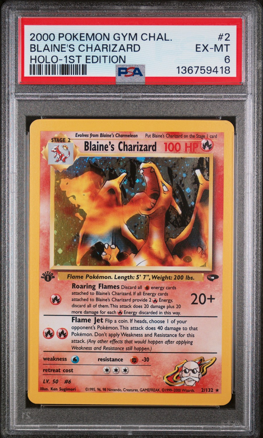 BLAINE'S CHARIZARD