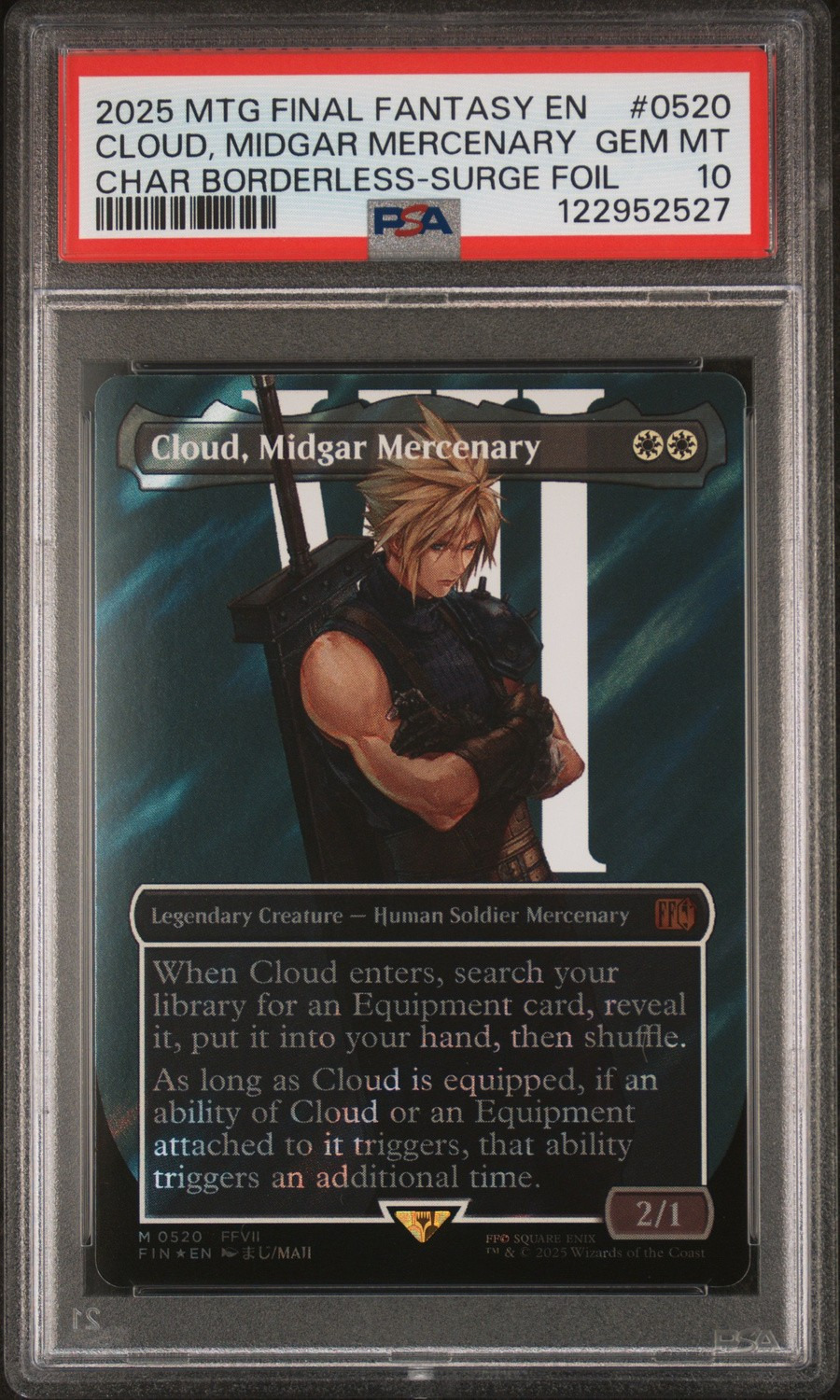 Cloud, Midgar Mercenary BORDERLESS SURGE FOIL M