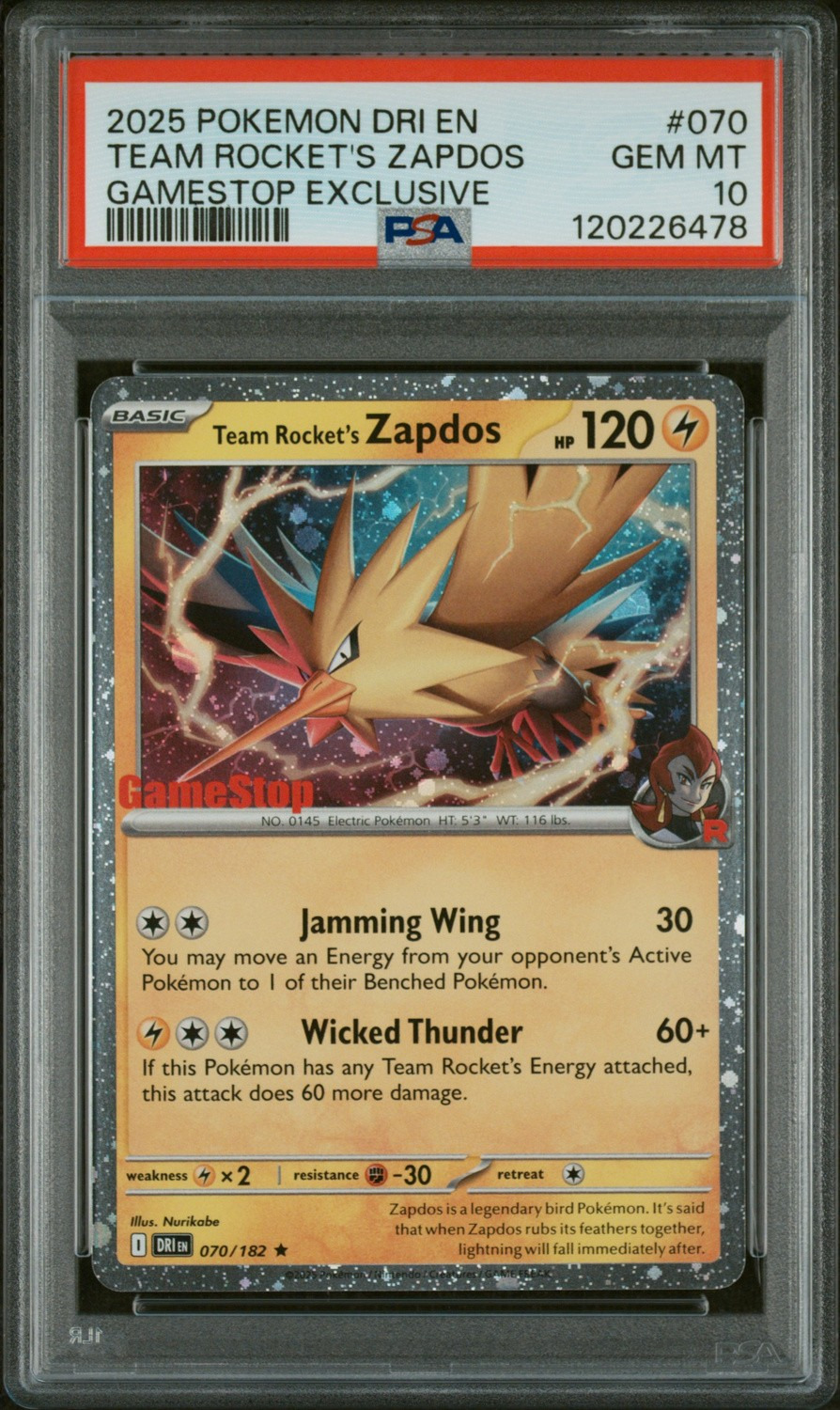 Team Rocket's Zapdos