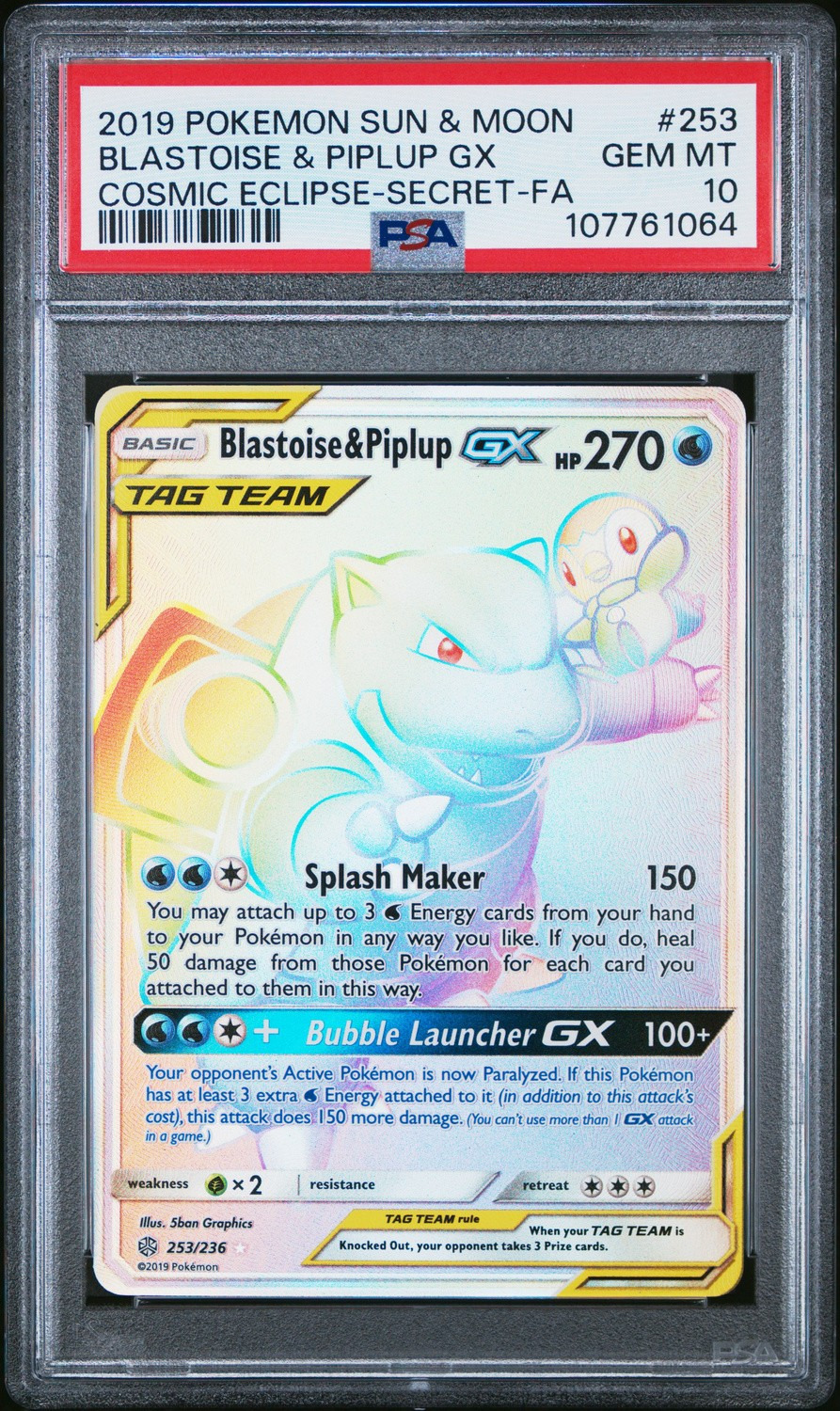 Blastoise & Piplup GX