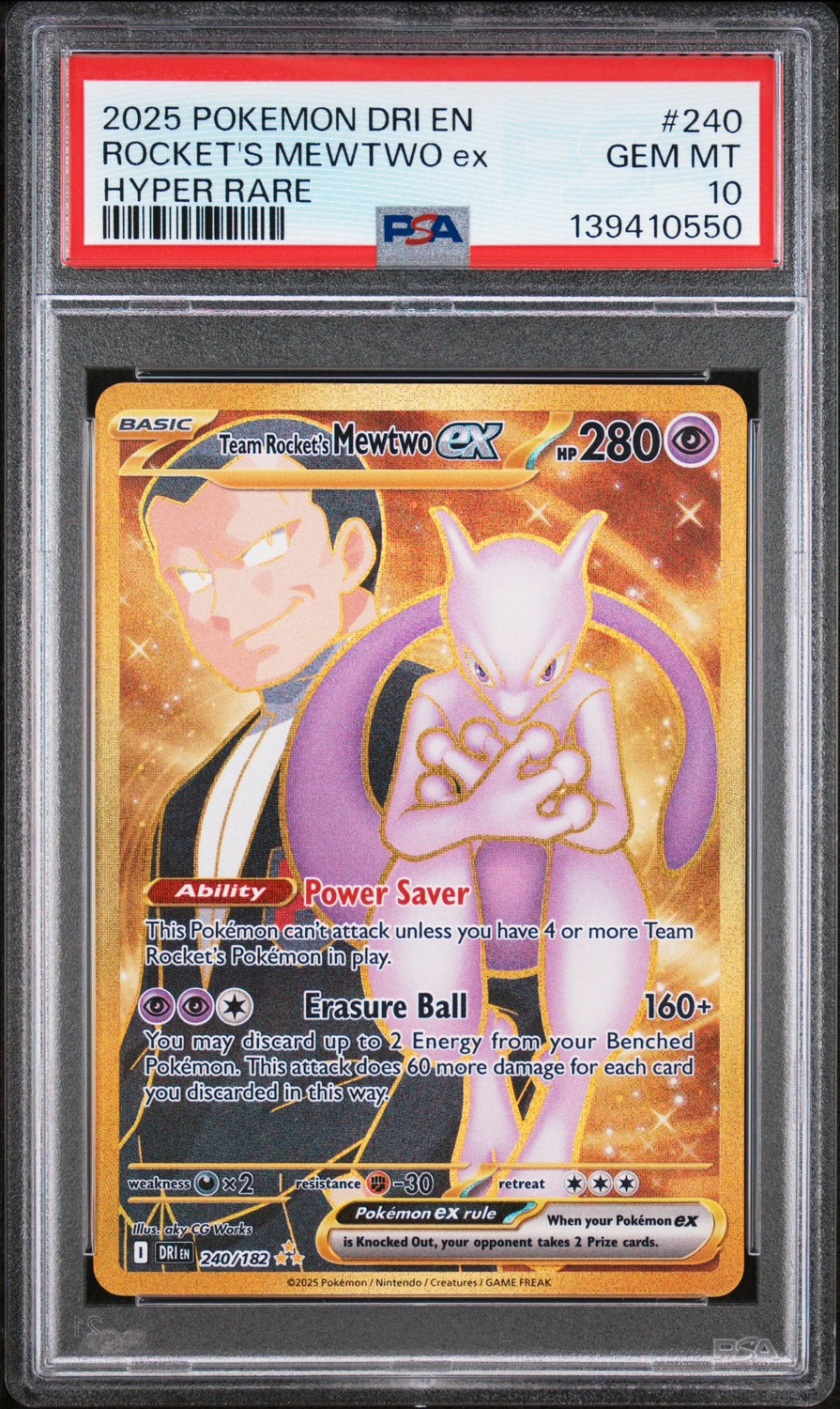 ROCKET'S MEWTWO ex