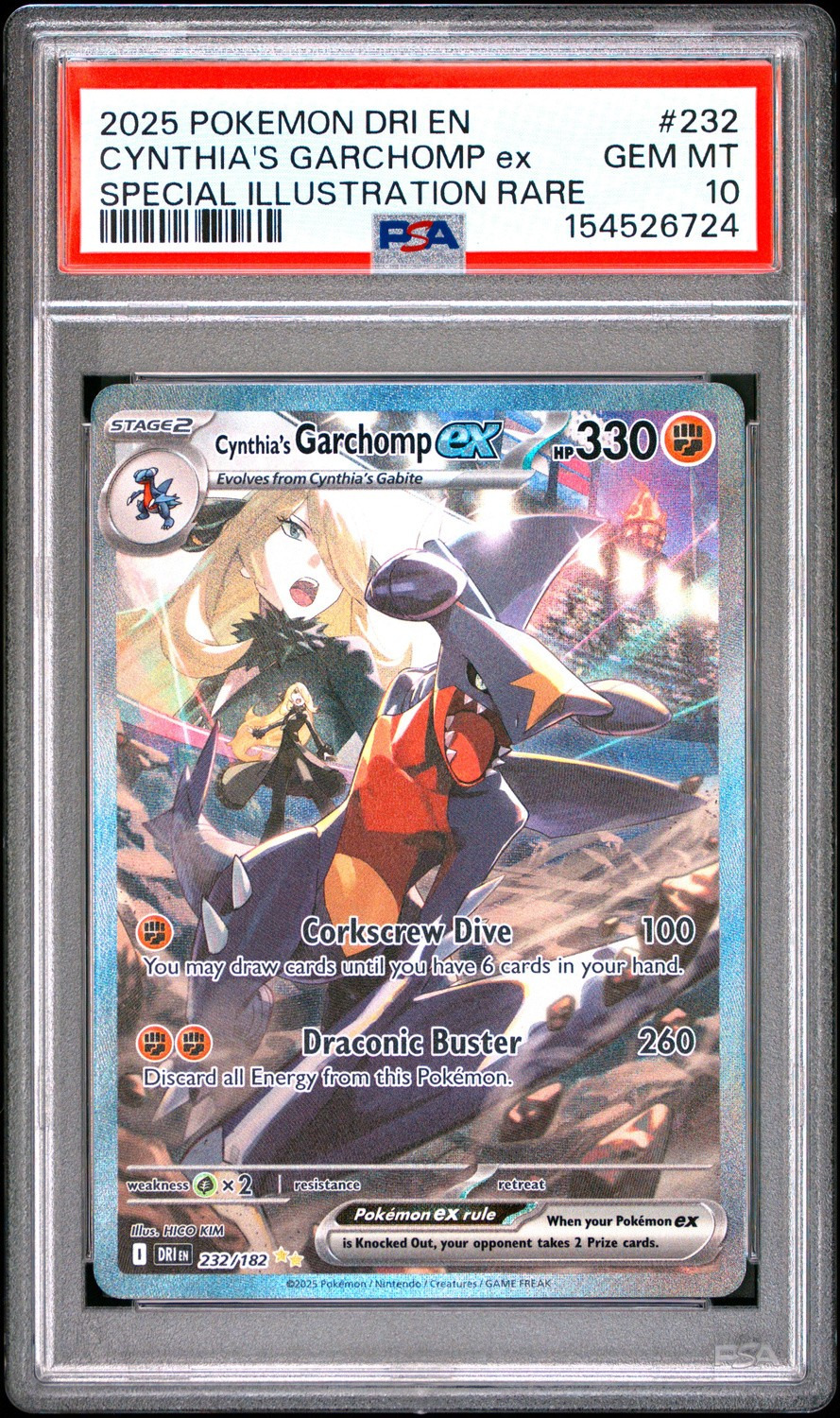 CYNTHIA'S GARCHOMP ex