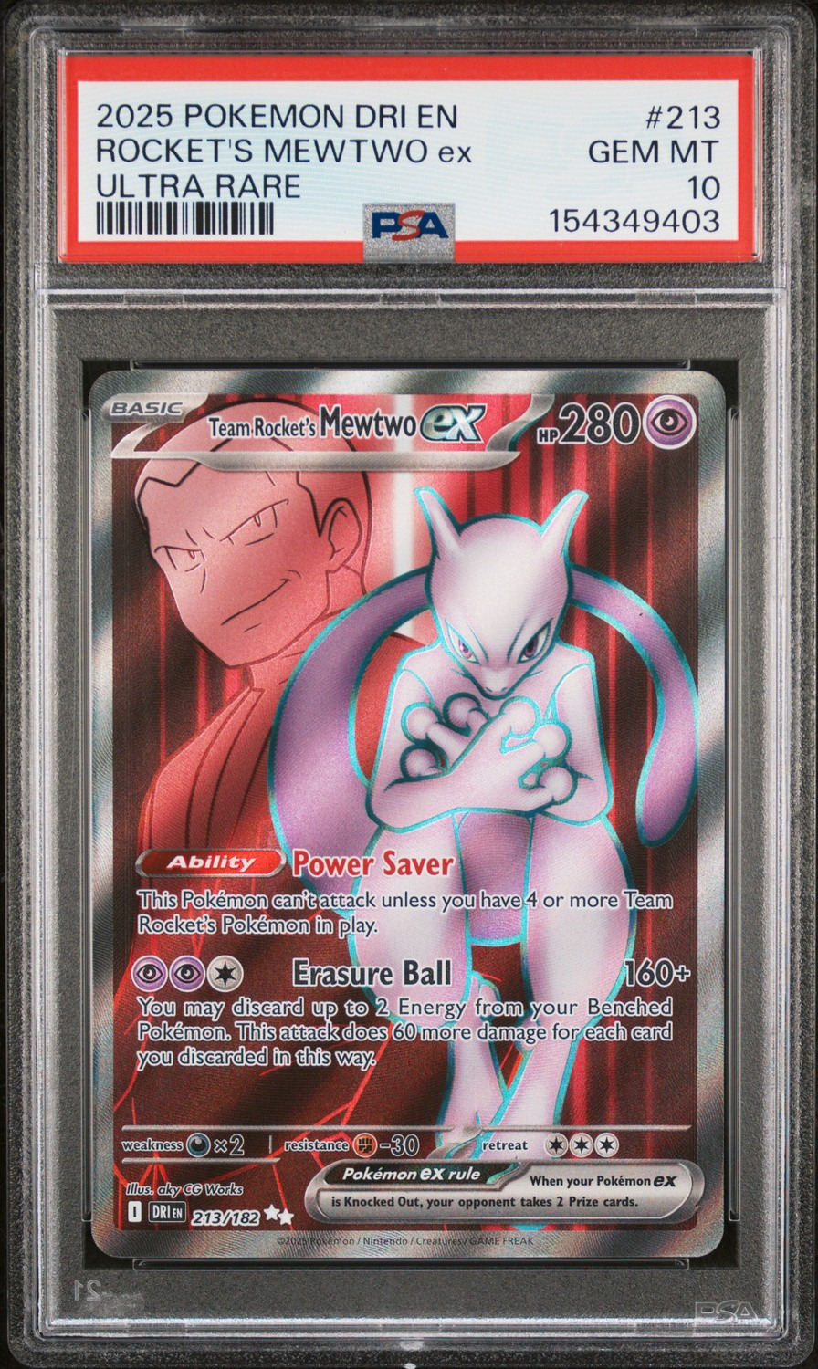 ROCKET'S MEWTWO ex