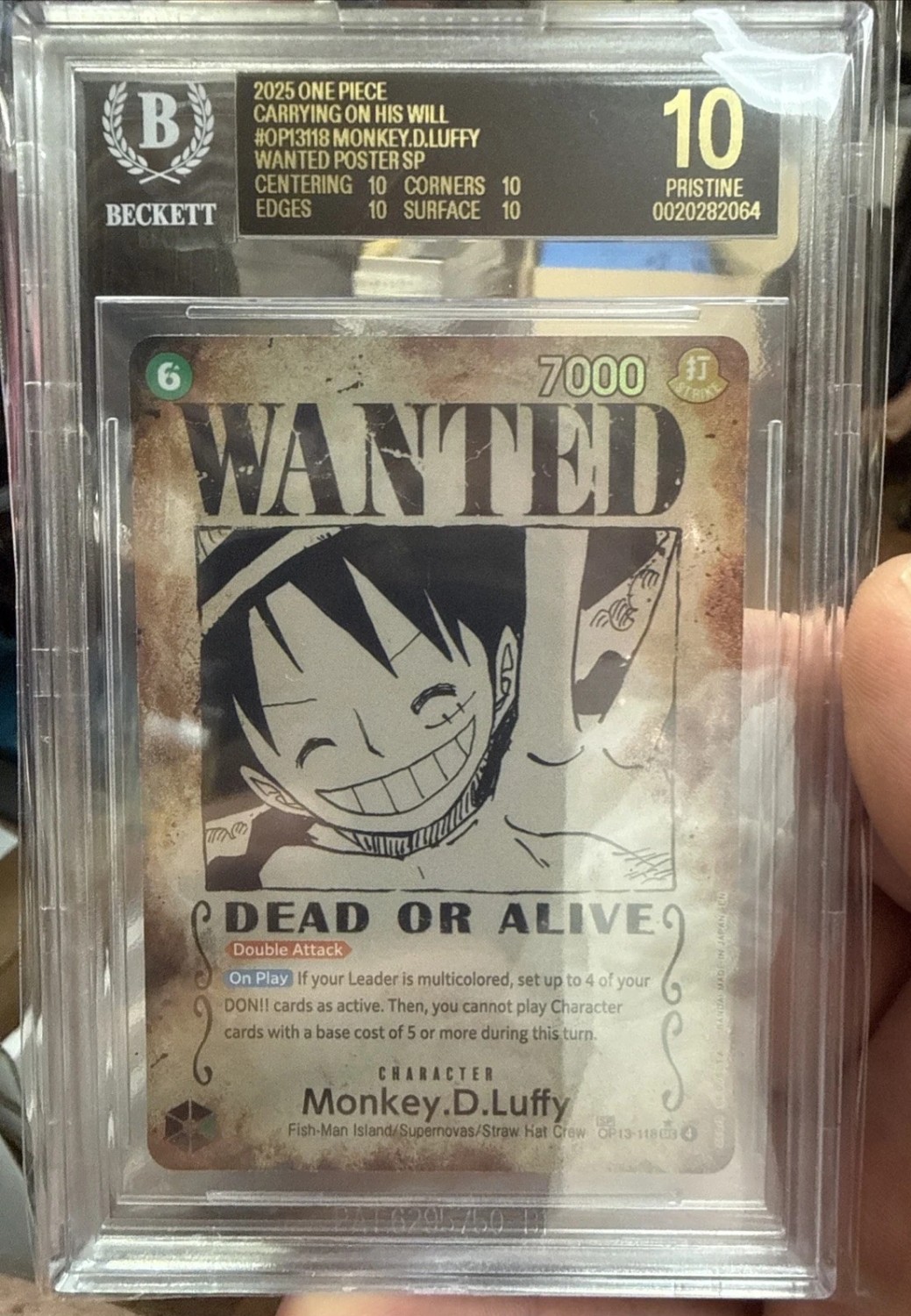 Monkey.D.Luffy WANTED POSTER SP