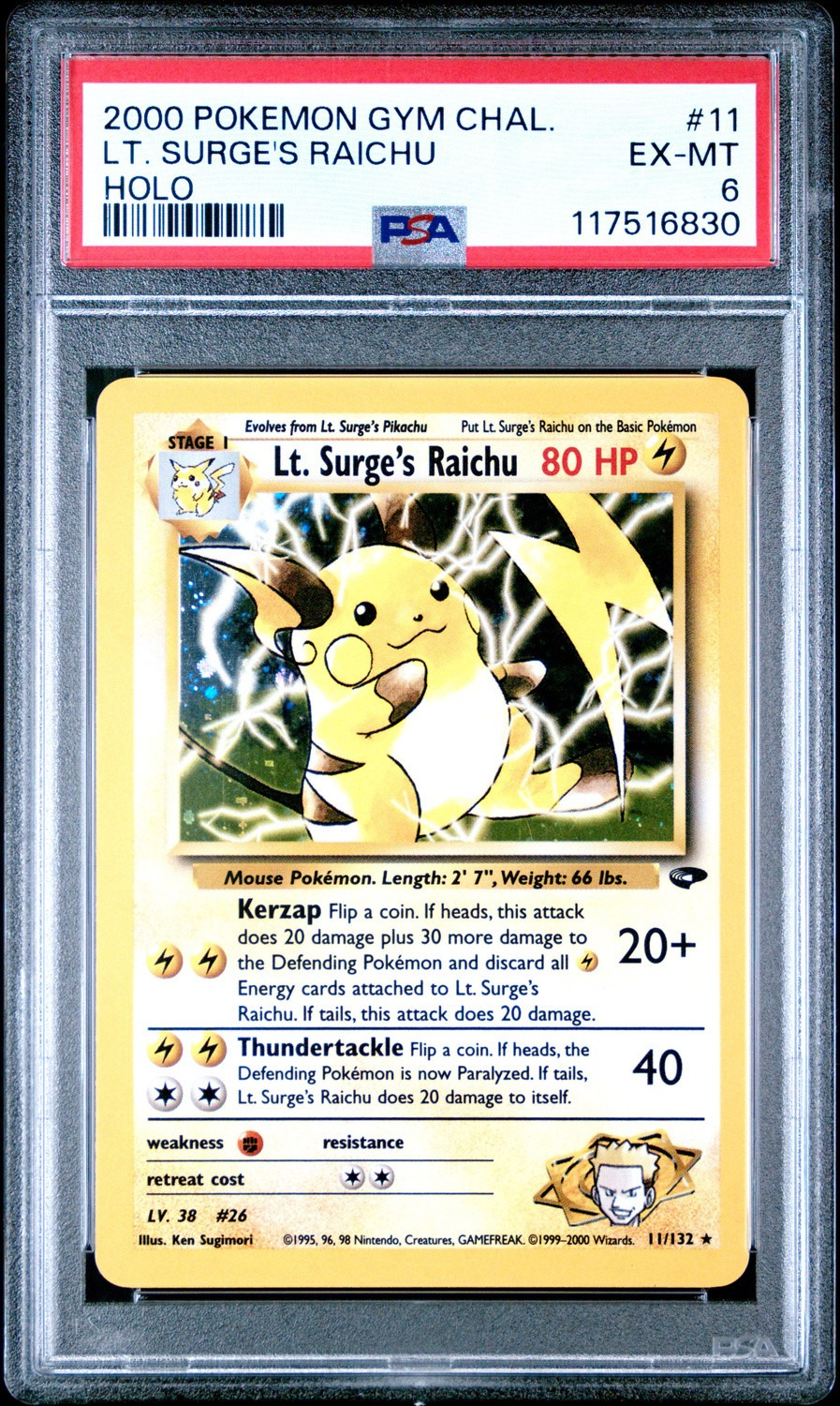 Lt. Surge's Raichu