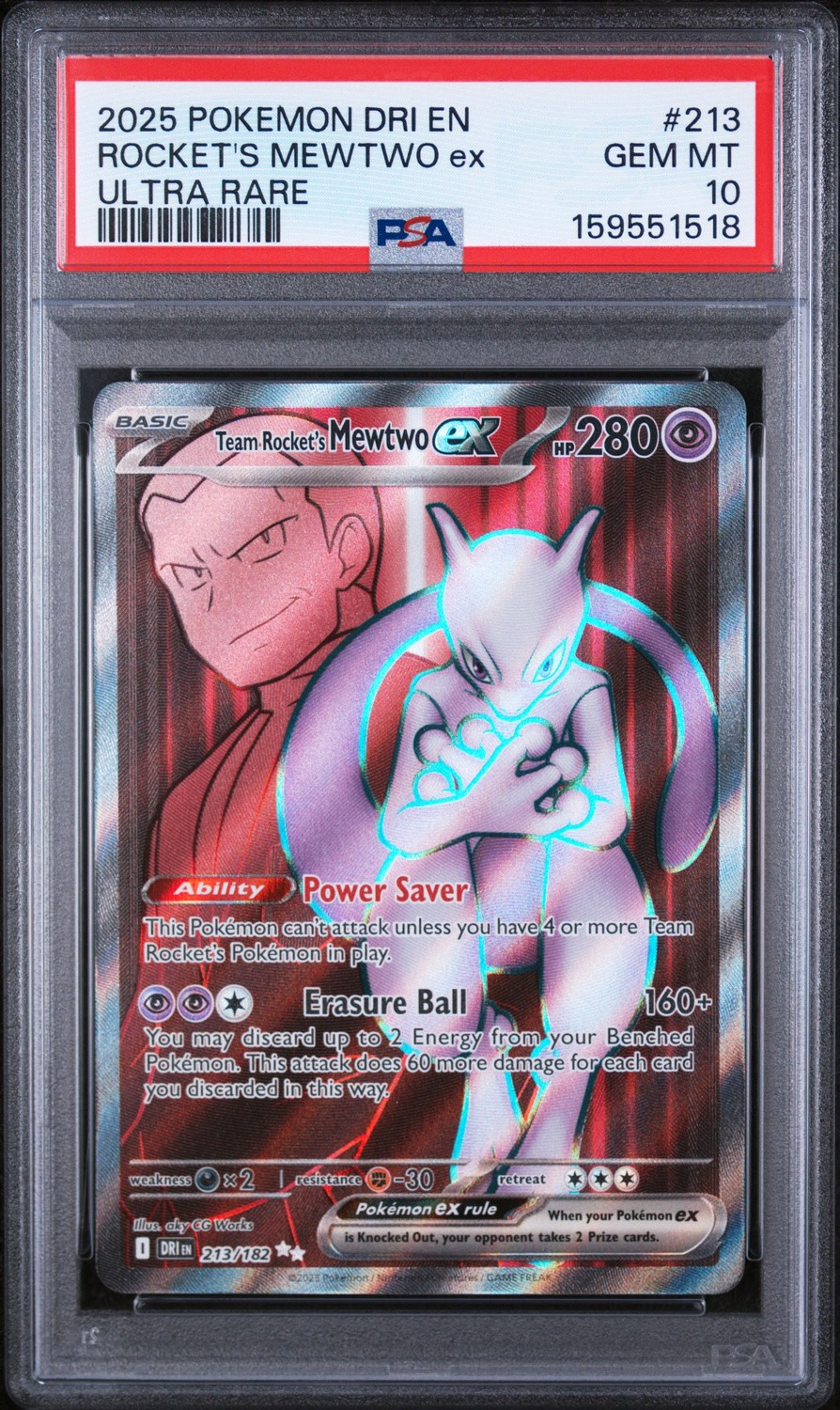 ROCKET'S MEWTWO ex