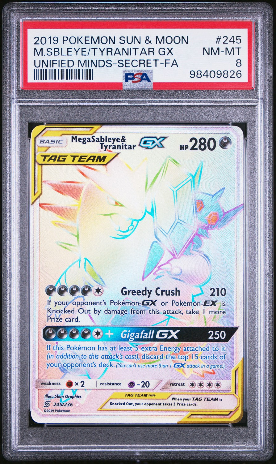 Mega Sableye & Tyranitar GX