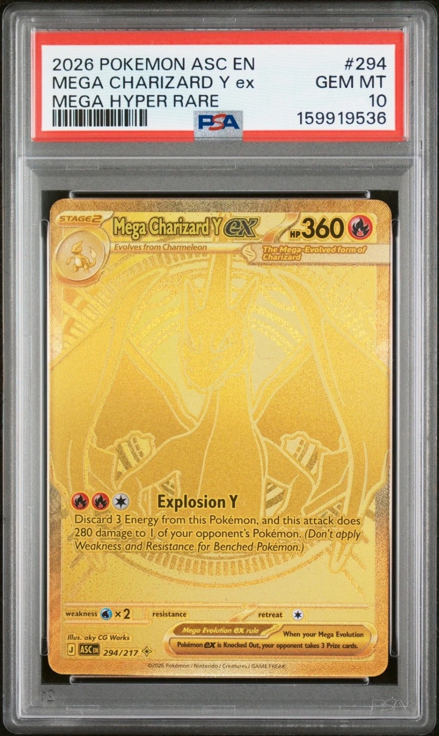 MEGA CHARIZARD Y ex