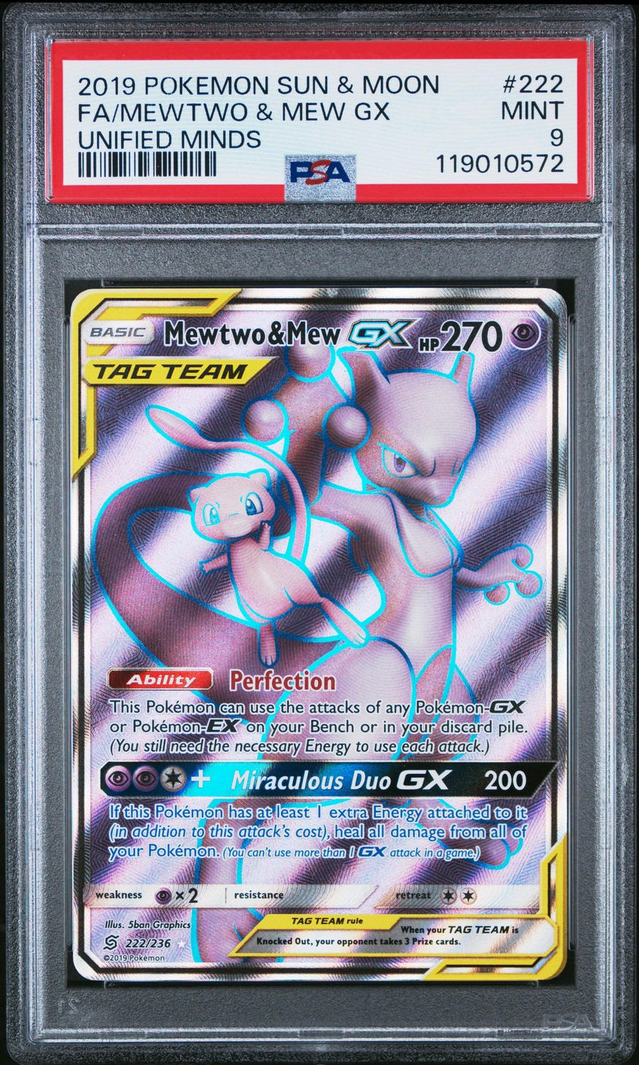 Mewtwo & Mew GX
