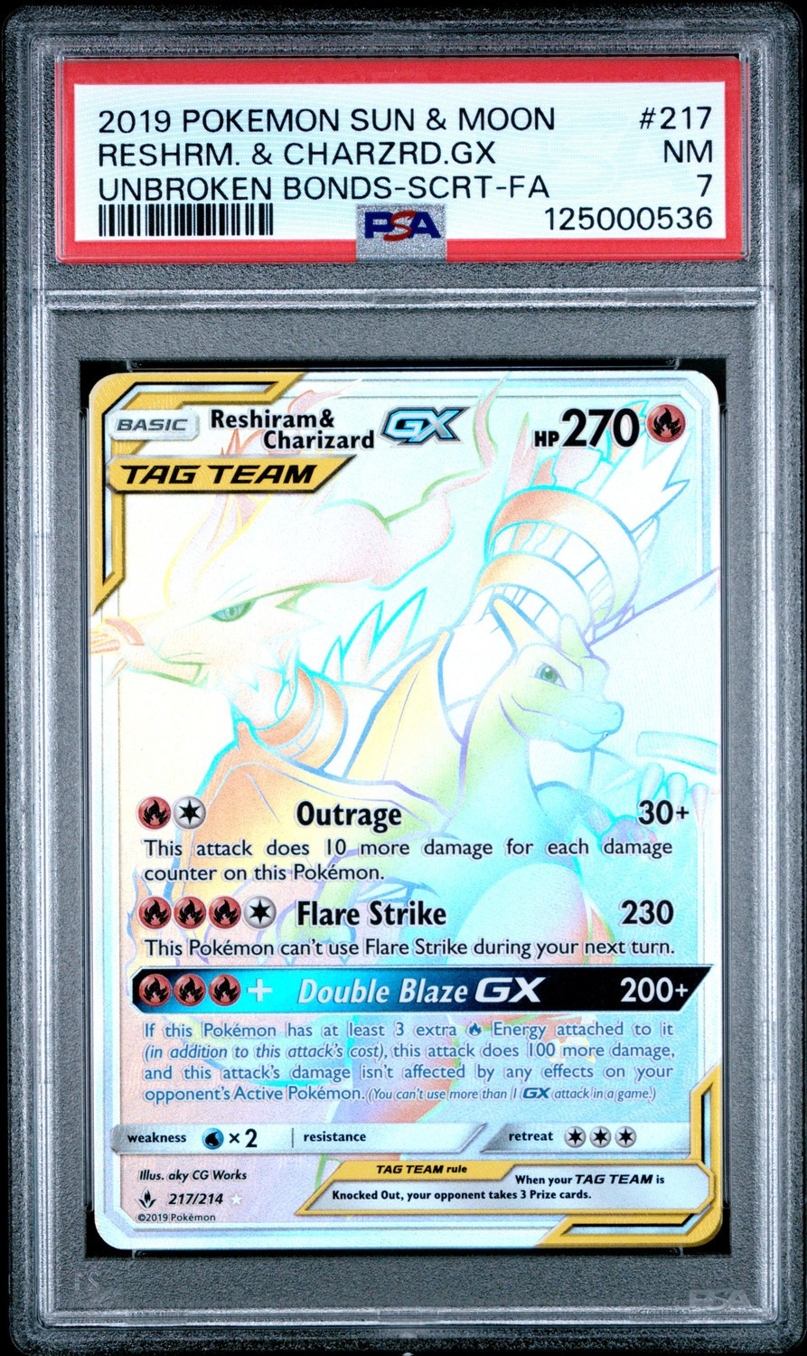 Reshiram & Charizard GX
