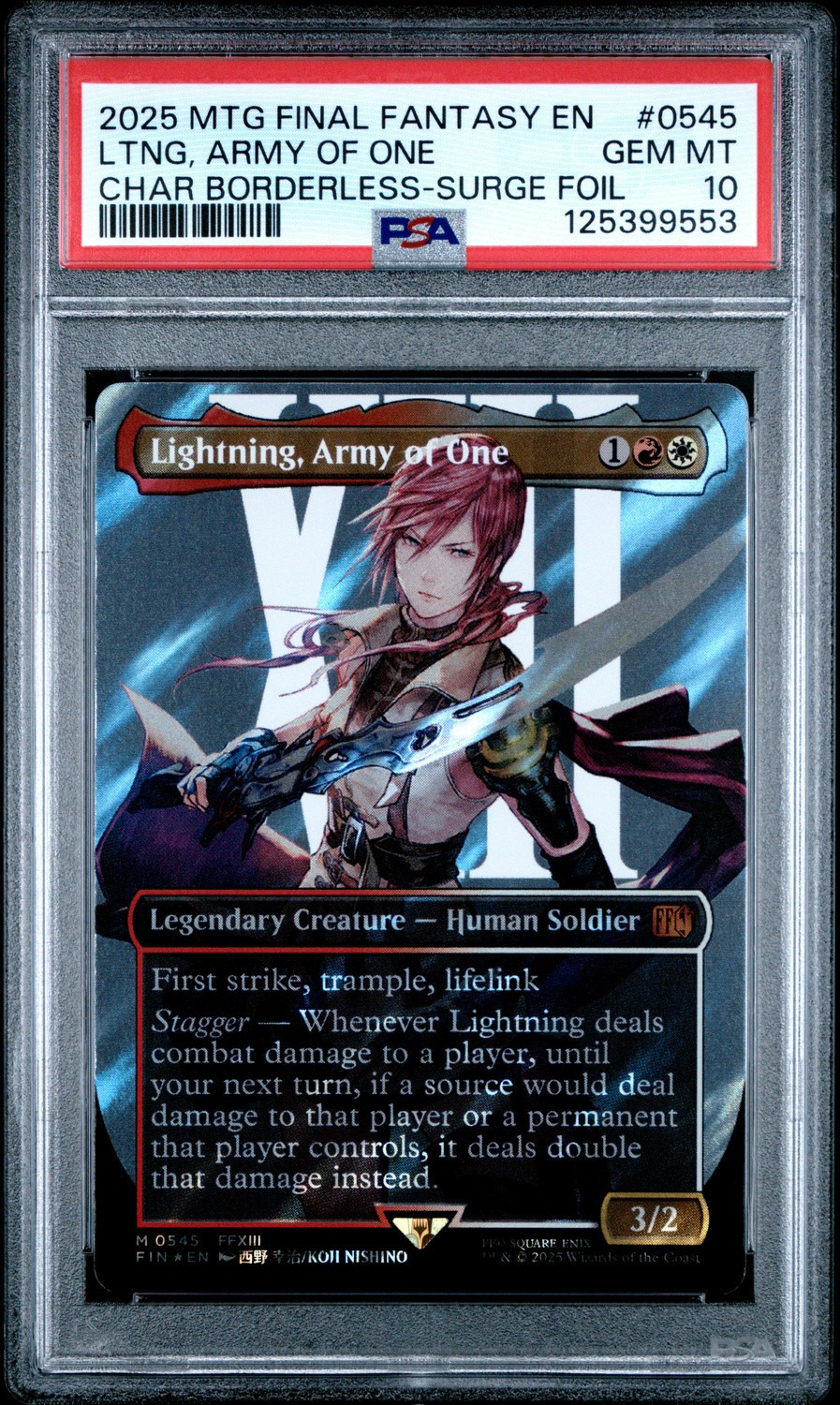 Lightning, Army Of One
