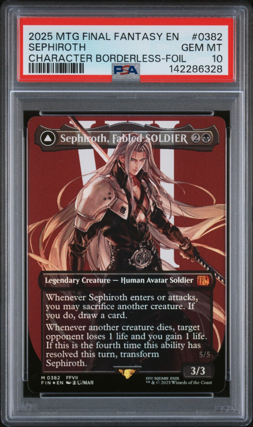 Sephiroth, Fabled SOLDIER