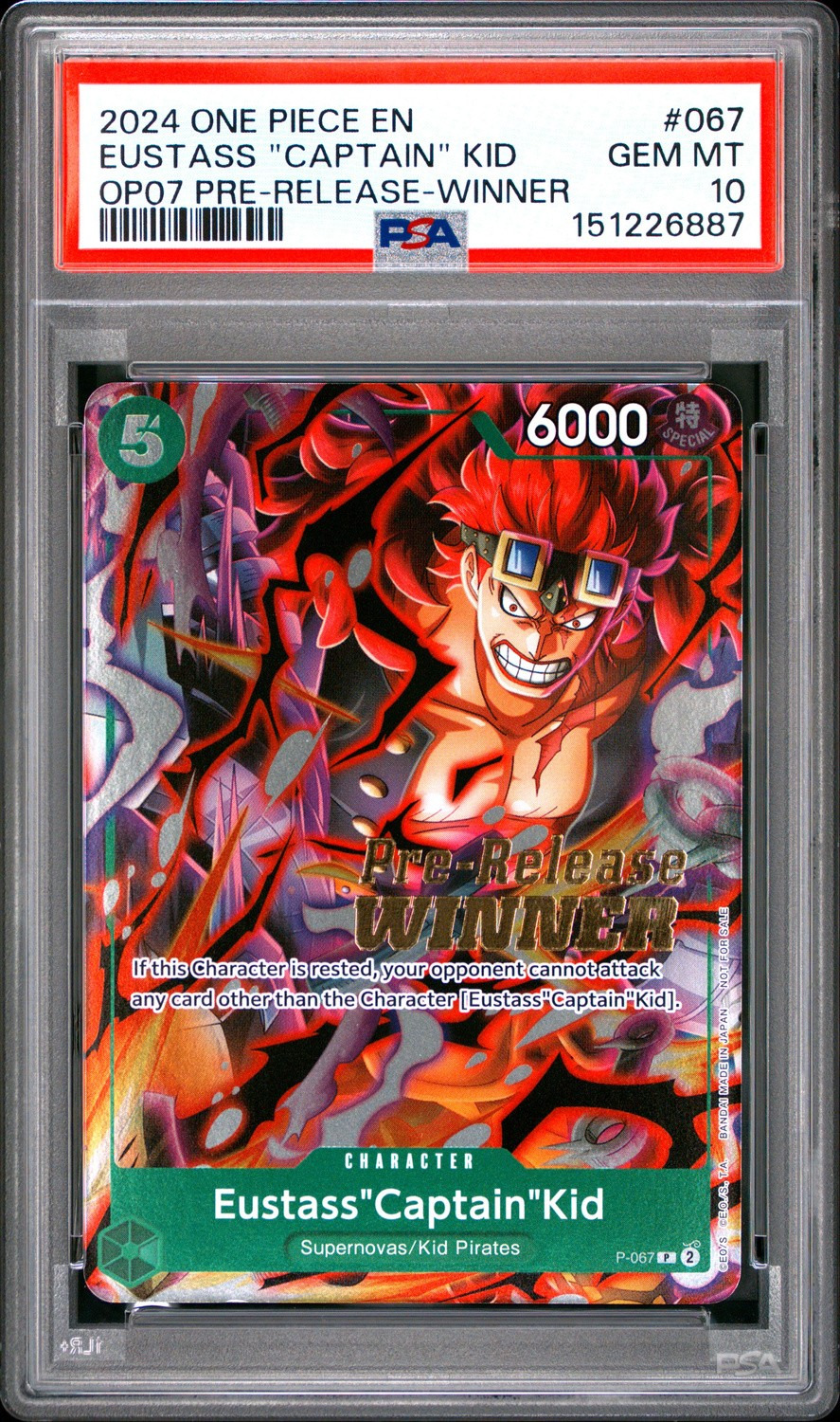 Eustass "captain" Kid