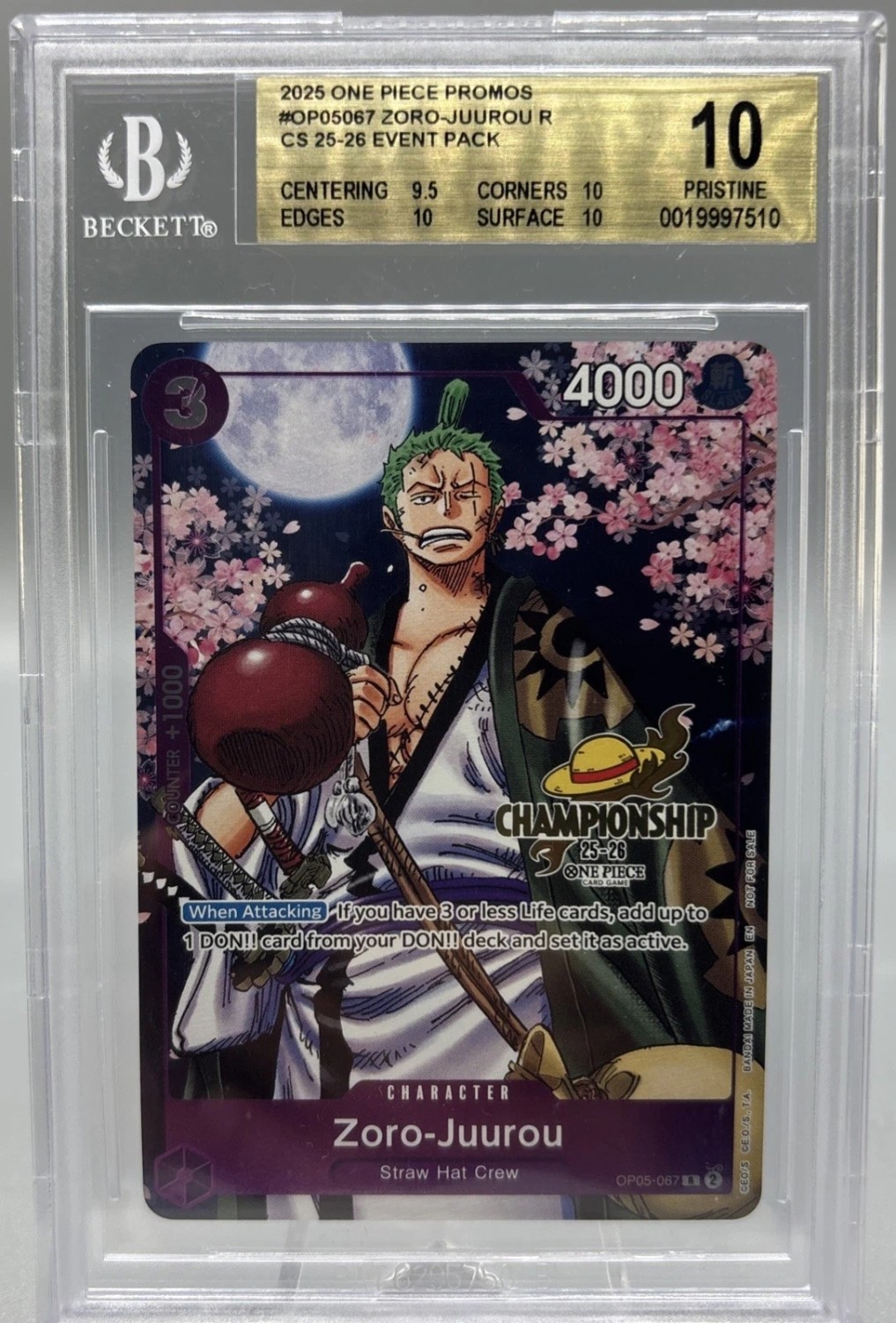Zoro-Juurou R/(CS 25-26 Event Pack)
