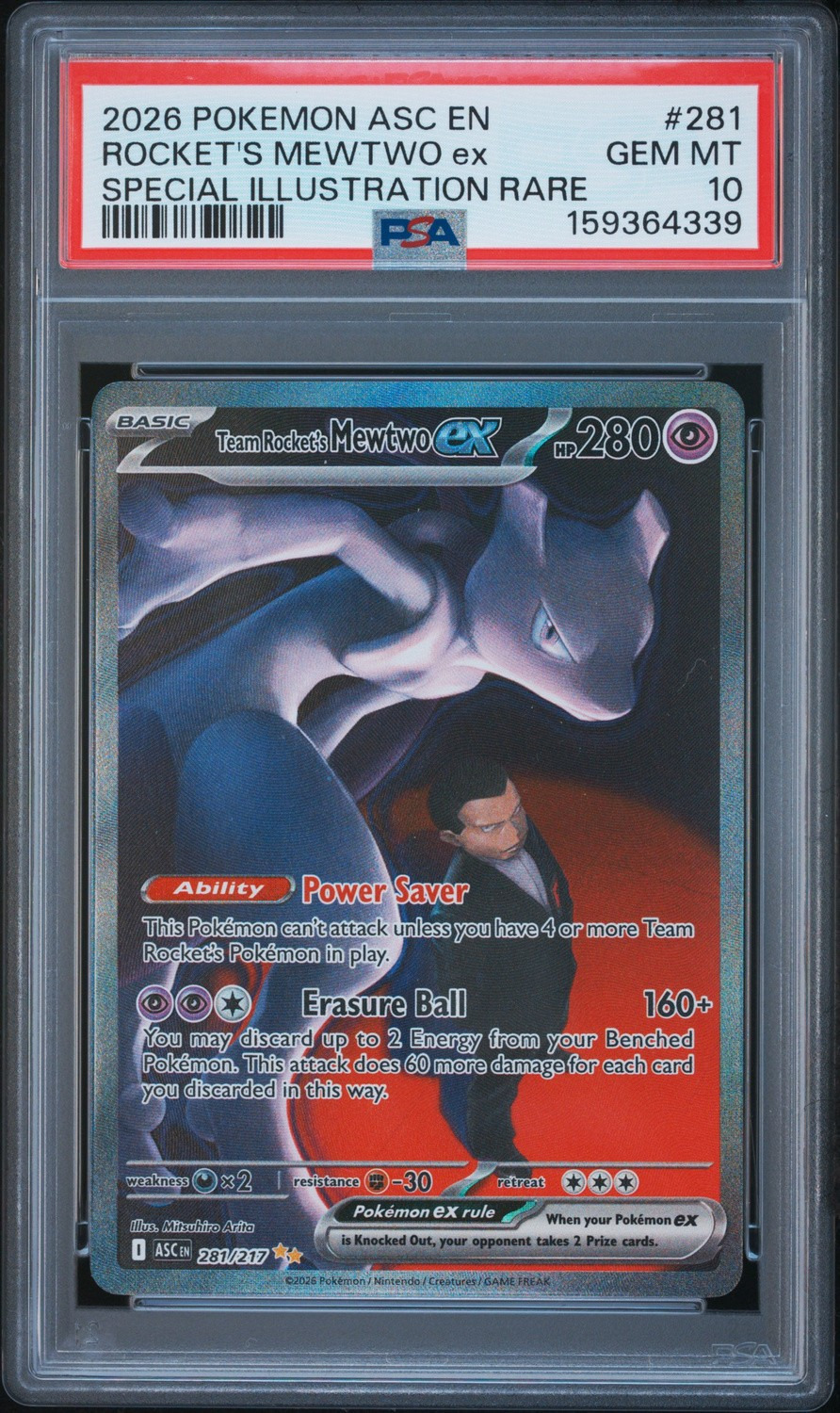 ROCKET'S MEWTWO ex
