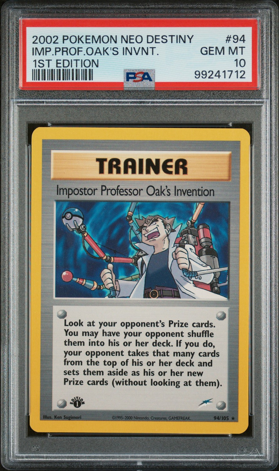 Impostor Professor Oak's Invention
