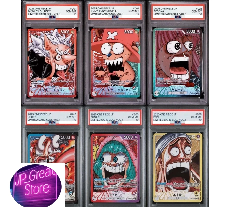 PSA 10 Sequential Complete ONE PIECE BASE SHOP Limited Card Collection vol.1 JP3