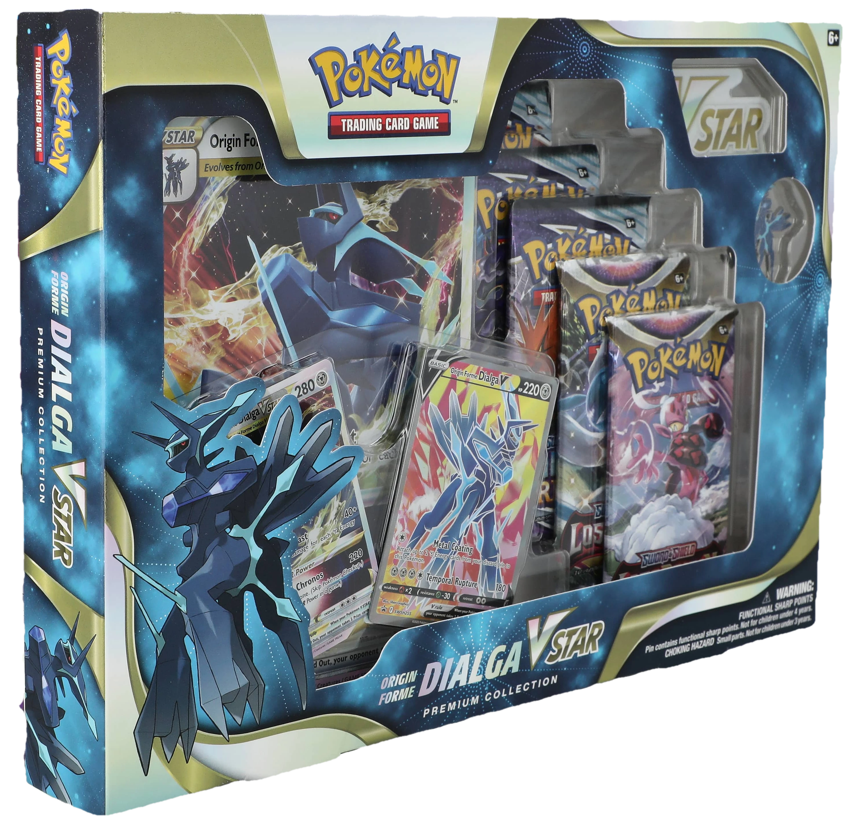 Pokemon Sword & Shield Origin Forme Dialga & Palkia Premium Collection Collection Box