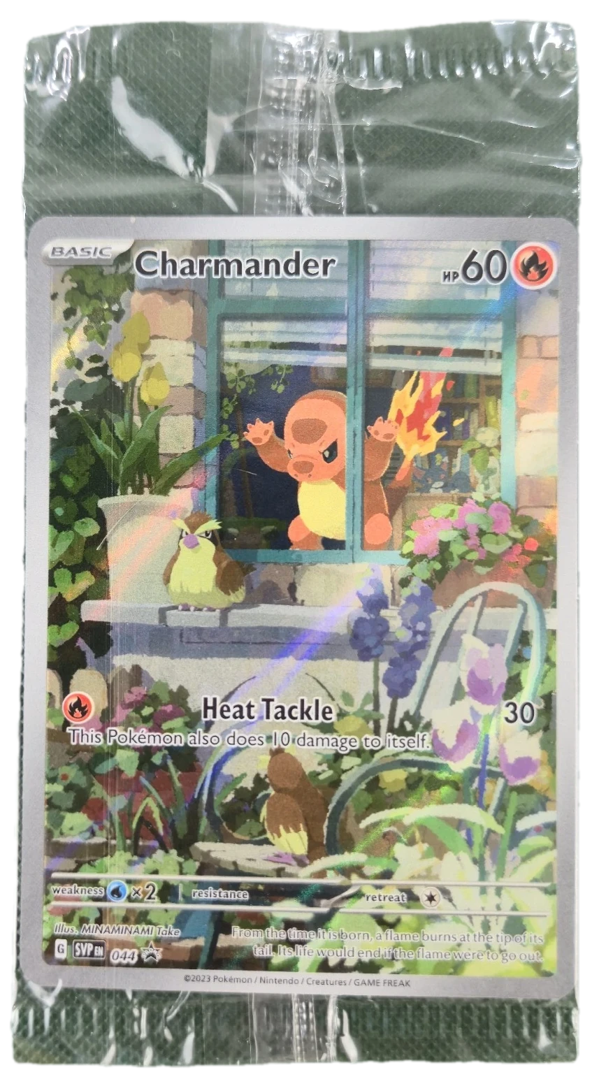 Obsidian Flames Charmander Svp 044 Sealed Promo Card