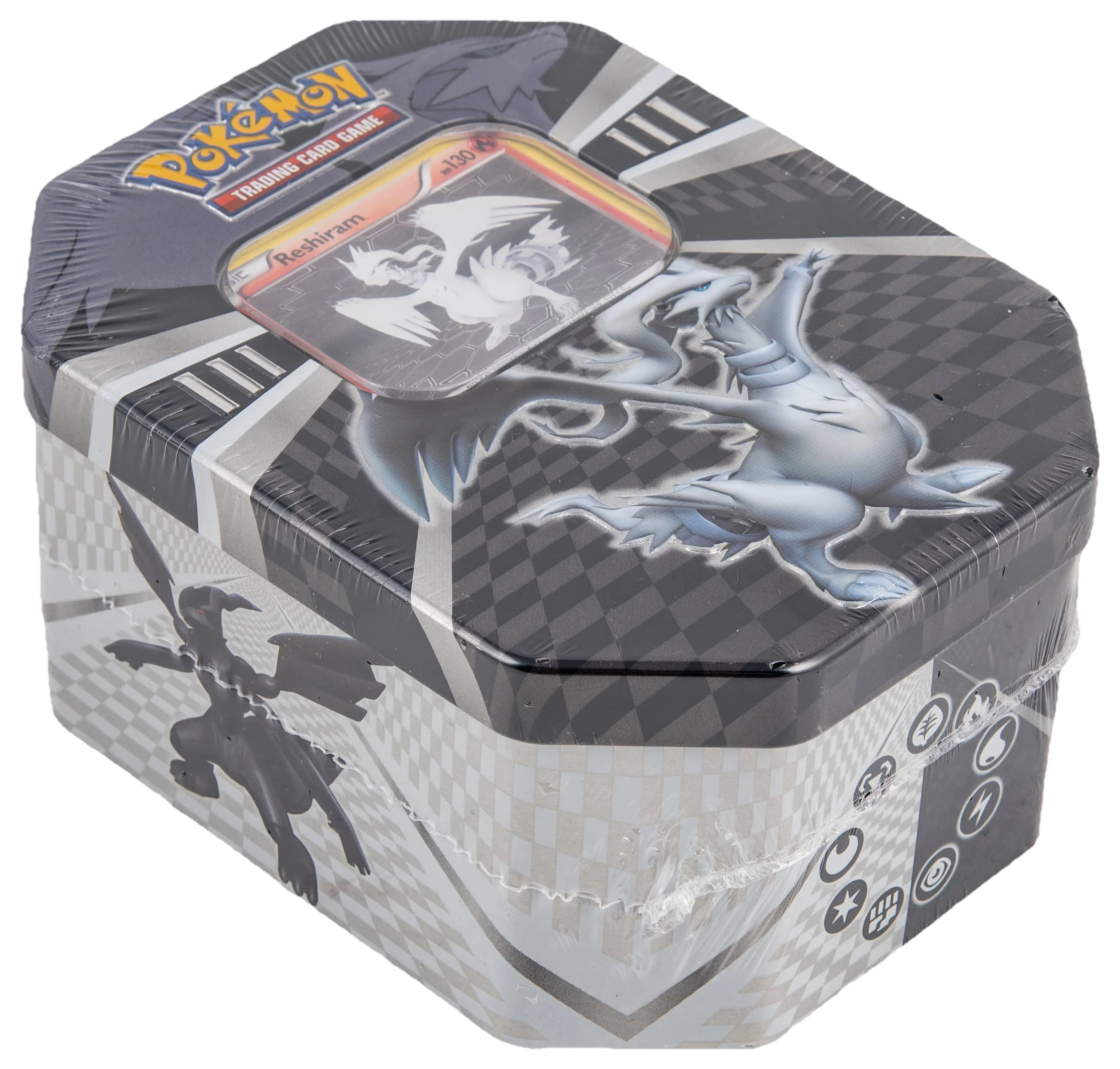 Black & White Reshiram Tin Tin