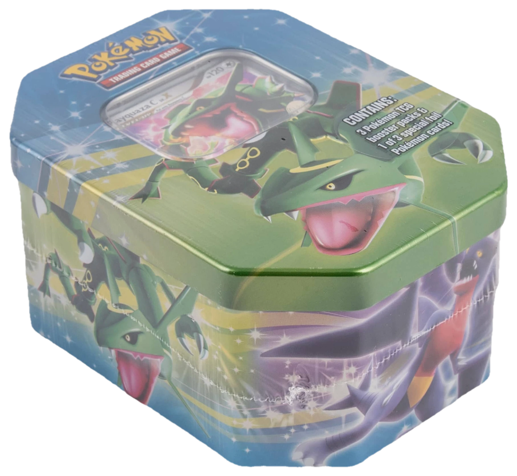 Pokemon Diamond & Pearl Battle Skies Rayquaza Tin Tin