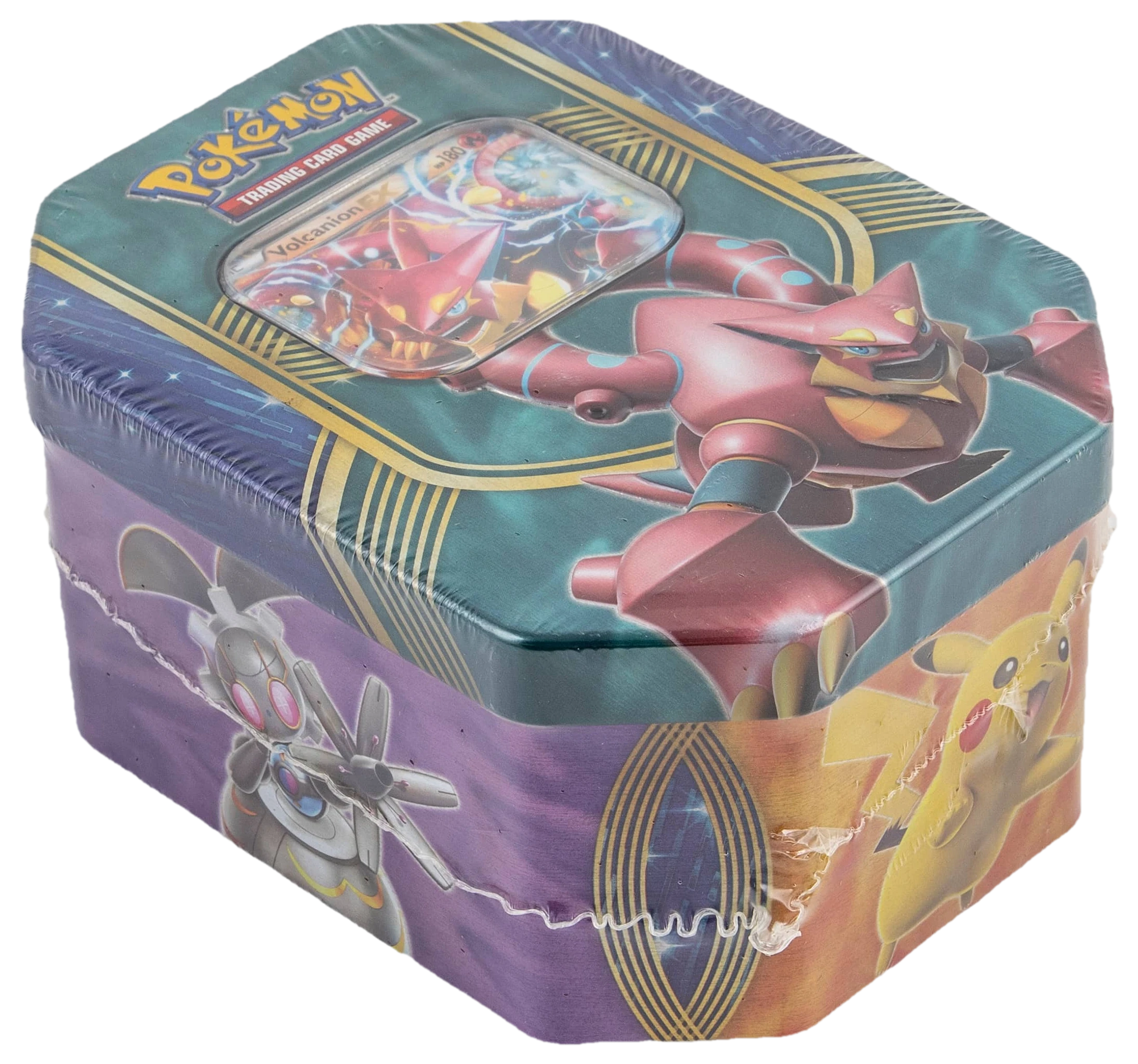 Steam Siege Volcanion Battle Heart Tin Tin