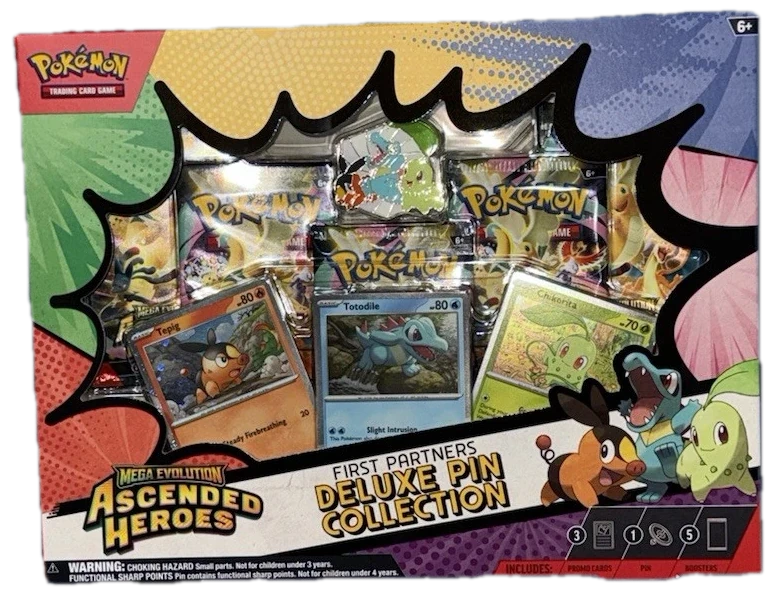Mega Evolution Ascended Heroes First Partner Pin Collection Collection Box