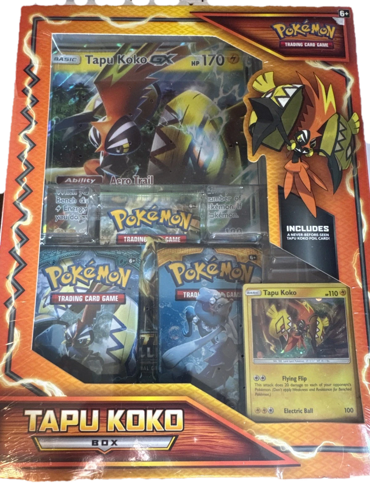Sun And Moon Tapu Koko Box Collection Box