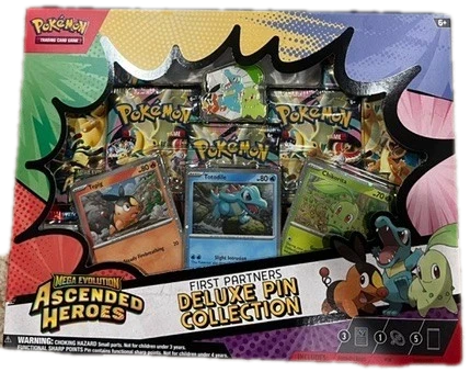Ascended Heroes Mega Meganium Box & Deluxe Pin Collection Collection Box