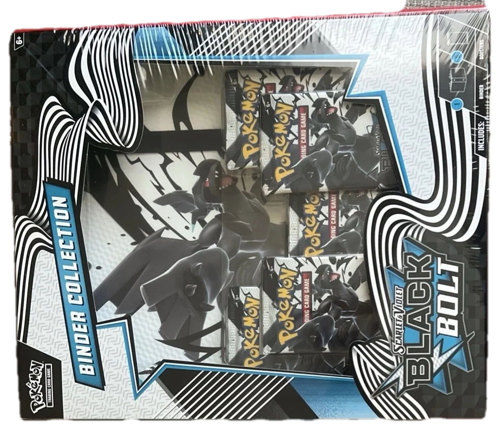 Black Bolt & White Flare Binder And Poster Collection Bundle Collection Box