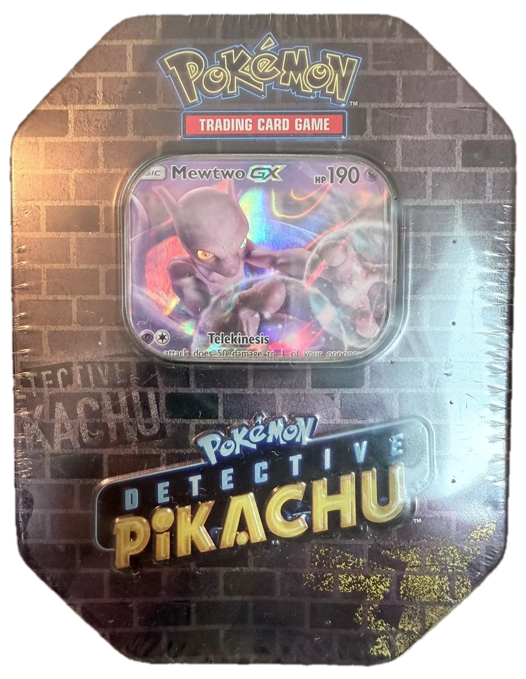 Detective Pikachu Mewtwo Tin Tin