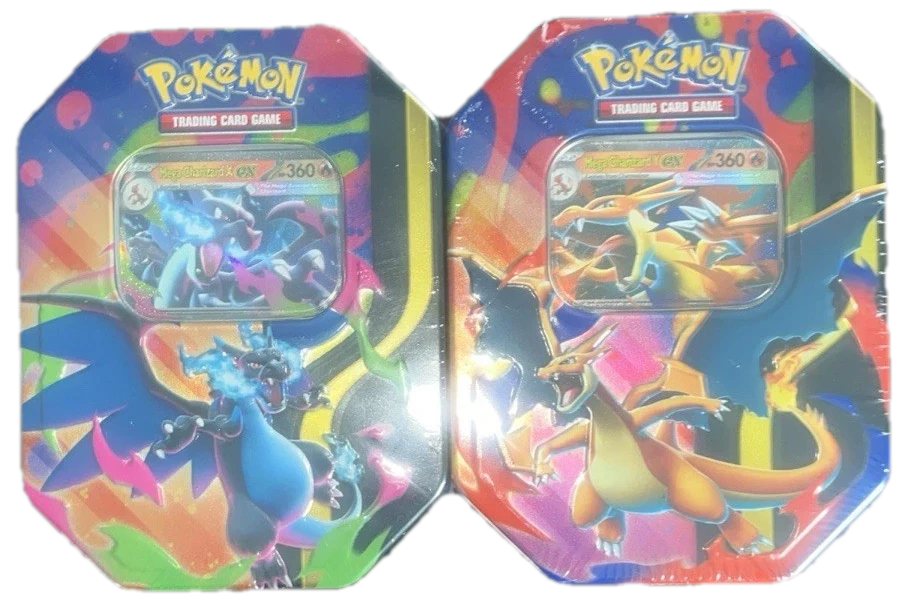 Mega Charizard X & Y Tin Tin